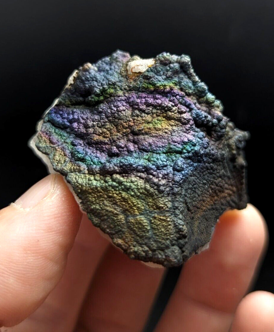 Turgite Iridescent Hematite on Quartz Graves Mountain Georgia Old Collection - Collectibles:Rocks Fossils &