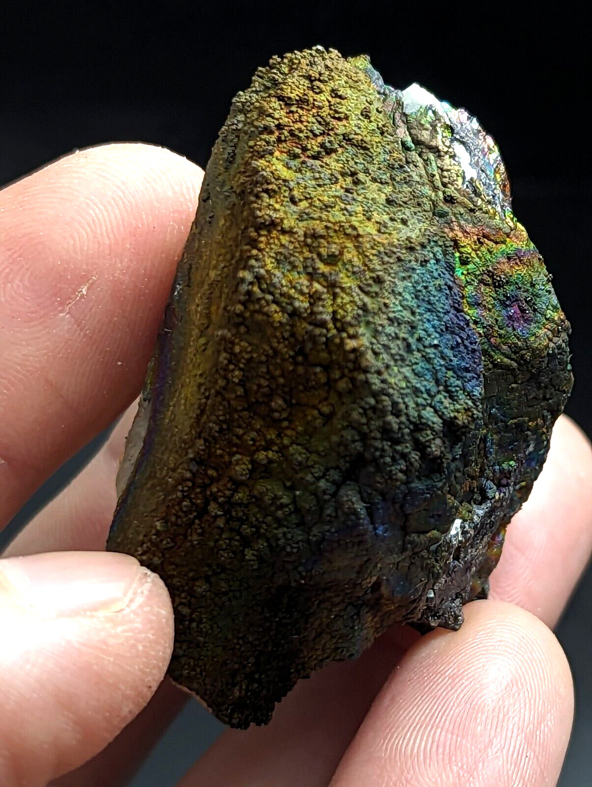 Turgite Iridescent Hematite on Quartz! Graves Mountain Georgia USA Old Stock - Collectibles:Rocks Fossils &