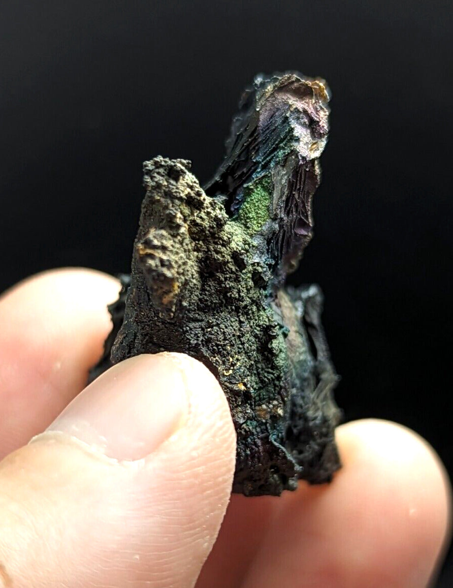 Turgite Iridescent Hematite Specimen Graves Mountain Georgia USA Old Stock - Collectibles:Rocks Fossils &