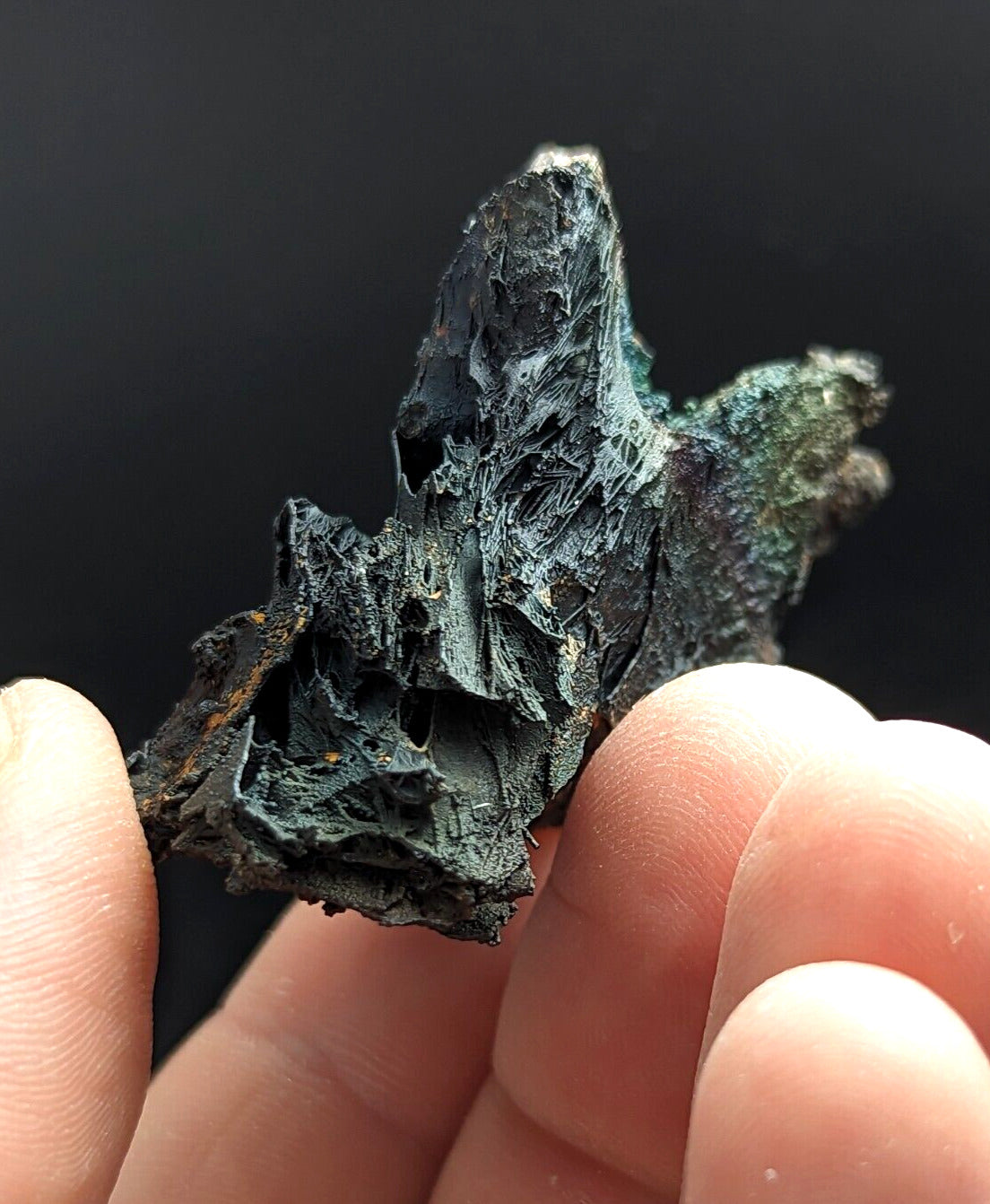 Turgite Iridescent Hematite Specimen Graves Mountain Georgia USA Old Stock - Collectibles:Rocks Fossils &