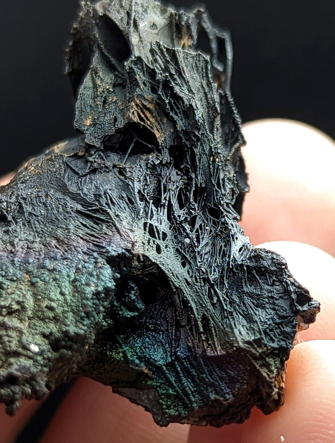 Turgite Iridescent Hematite Specimen Graves Mountain Georgia USA Old Stock - Collectibles:Rocks Fossils &