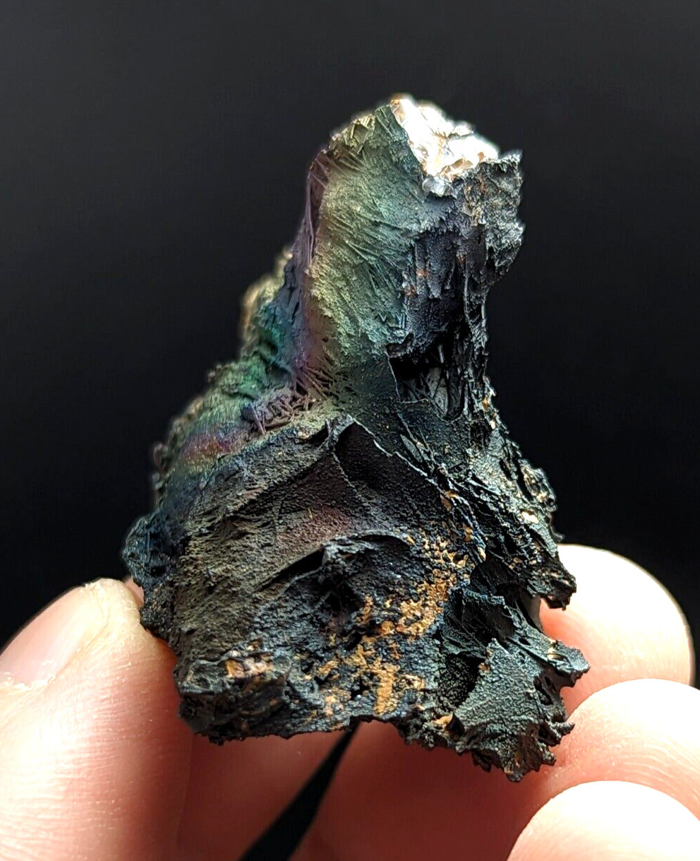 Turgite Iridescent Hematite Specimen Graves Mountain Georgia USA Old Stock - Collectibles:Rocks Fossils &