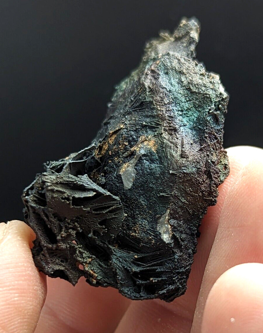 Turgite Iridescent Hematite Specimen Graves Mountain Georgia USA Old Stock - Collectibles:Rocks Fossils &