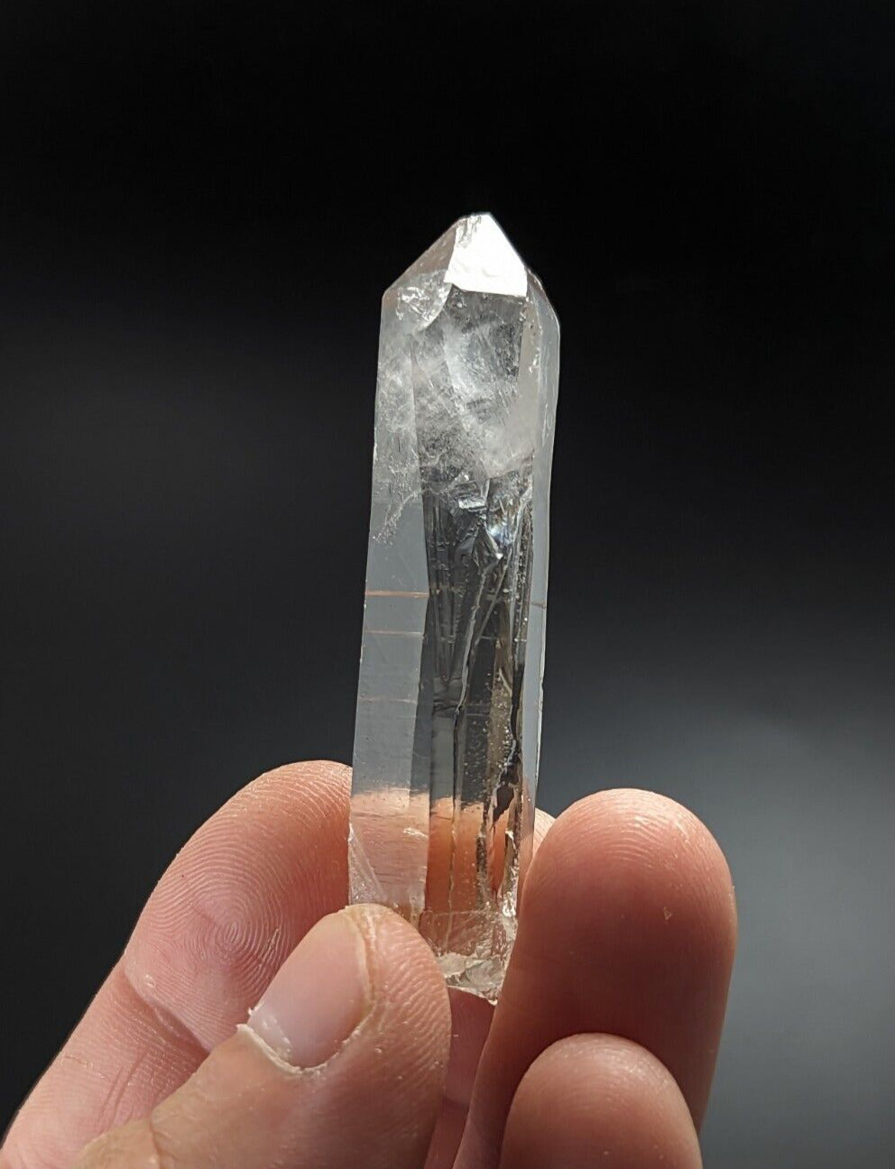 Unique Clear Quartz Crystal w/ cloudy end - Montgomery County Arkansas ooak - Collectibles:Rocks Fossils &
