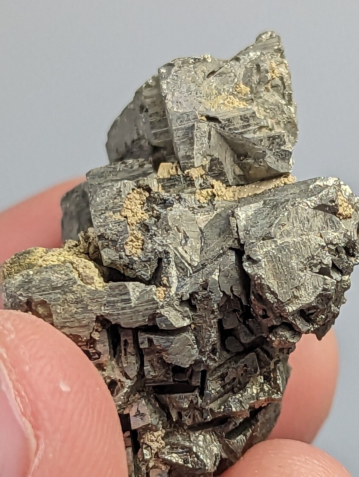 Unique Etched Pyrite with Albite + Molybdenum Magnet Cove Arkansas Old Stock - Collectibles:Rocks Fossils &