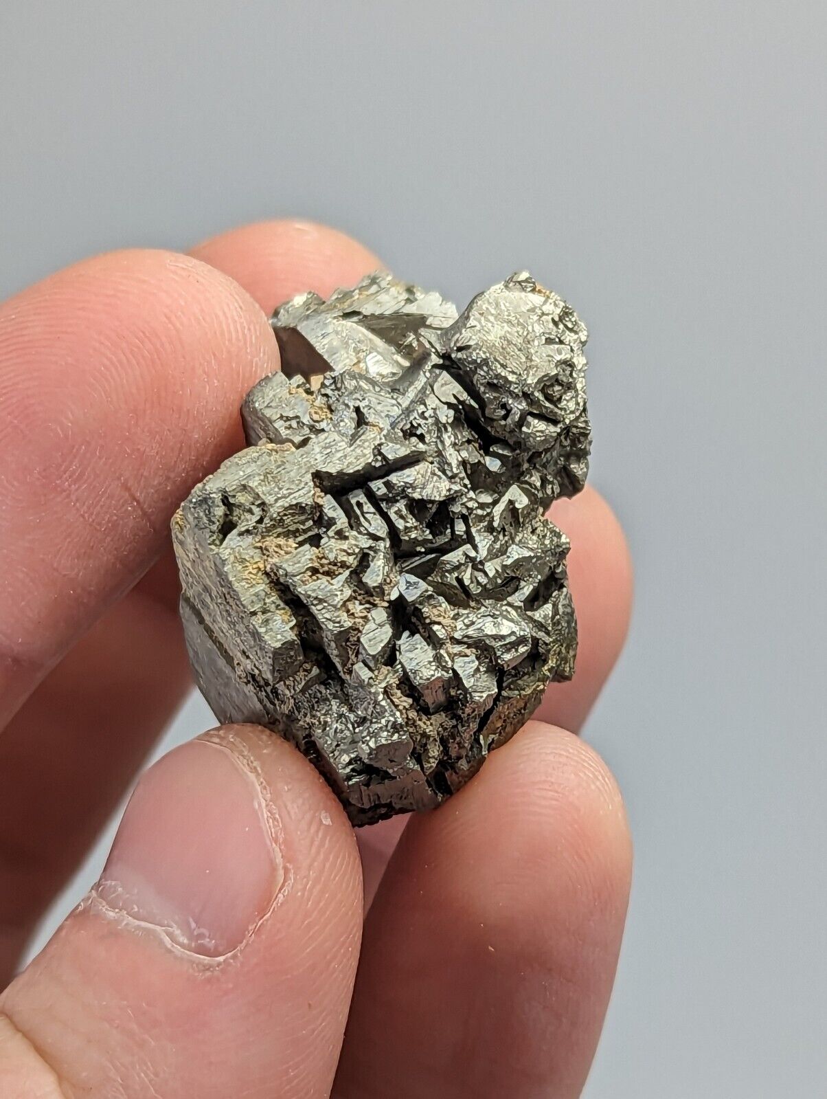 Unique Etched Pyrite with Albite + Molybdenum Magnet Cove Arkansas Old Stock - Collectibles:Rocks Fossils &
