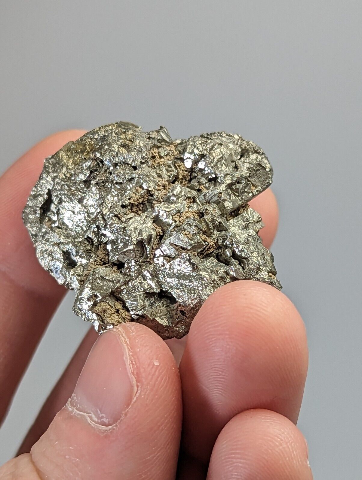 Unique Etched Pyrite with Albite + Molybdenum Magnet Cove Arkansas Old Stock - Collectibles:Rocks Fossils &