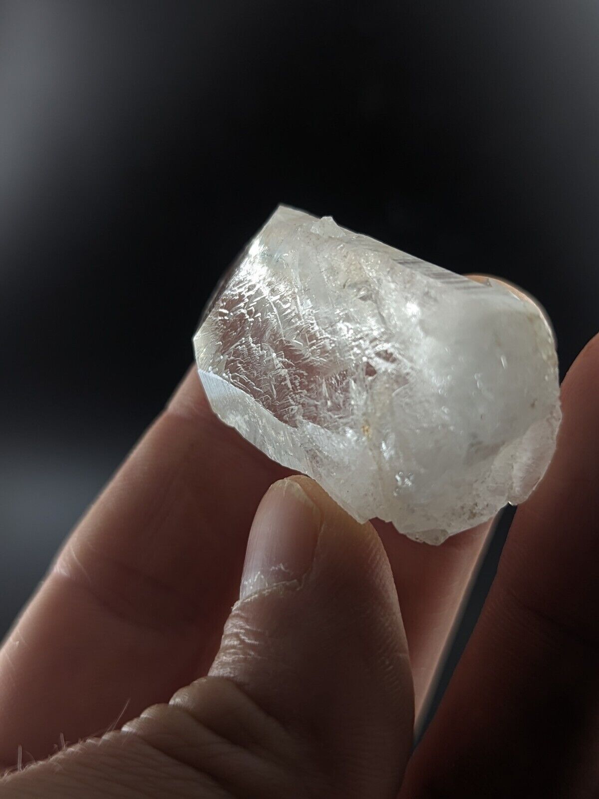 Unique Etched Quartz Crystal Point Amazing Old Stock Garland County Arkansas - Collectibles:Rocks Fossils &