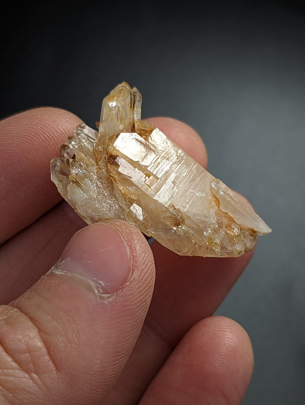 Unique Quartz Crystal -Cathedral w/ inclusions Saline County Arkansas - Collectibles:Rocks Fossils & Minerals:Crystals