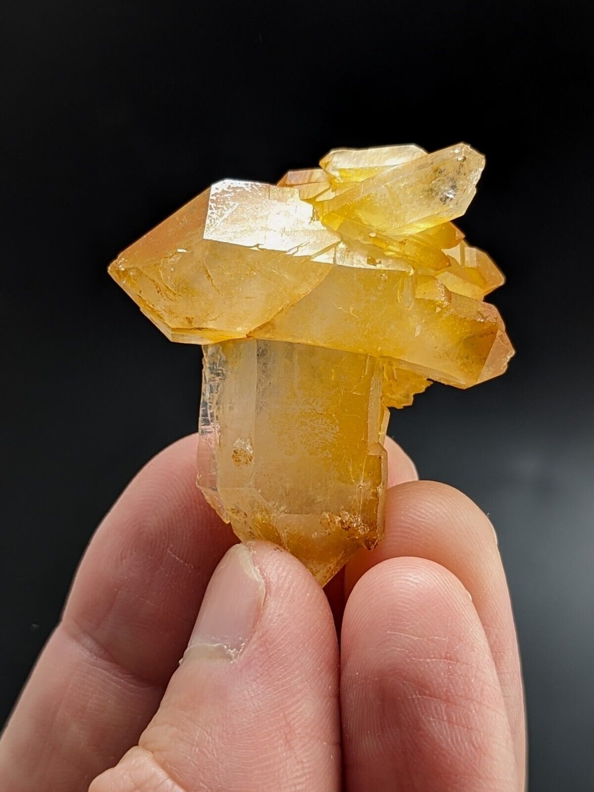 Unique Quartz Crystal Floater - Garland County Arkansas w/ natural iridescence - Collectibles:Rocks Fossils &