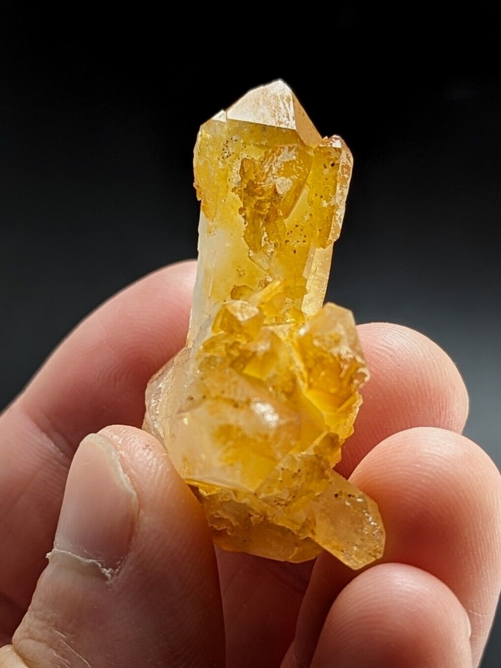 Unique Quartz Crystal Floater - Garland County Arkansas w/ natural iridescence - Collectibles:Rocks Fossils &