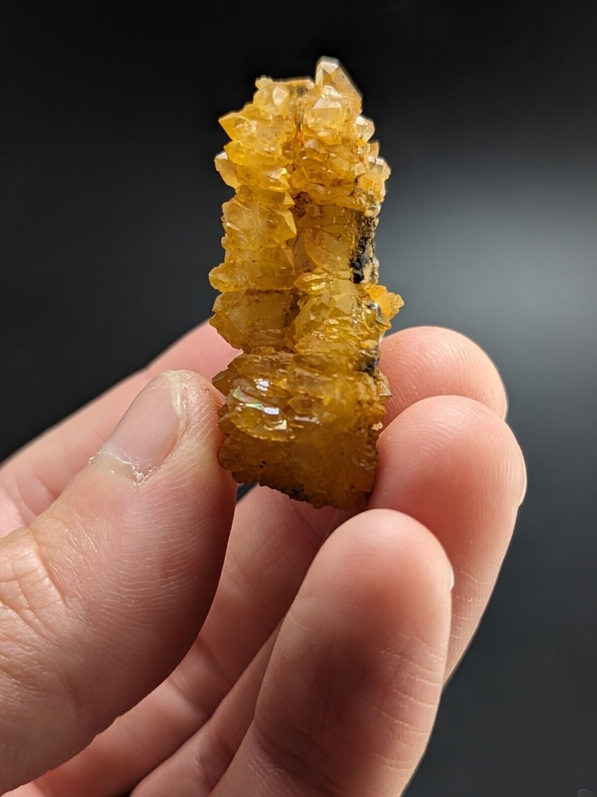 Unique Quartz Crystal Floater - Garland County Arkansas w/ natural iridescence - Collectibles:Rocks Fossils &