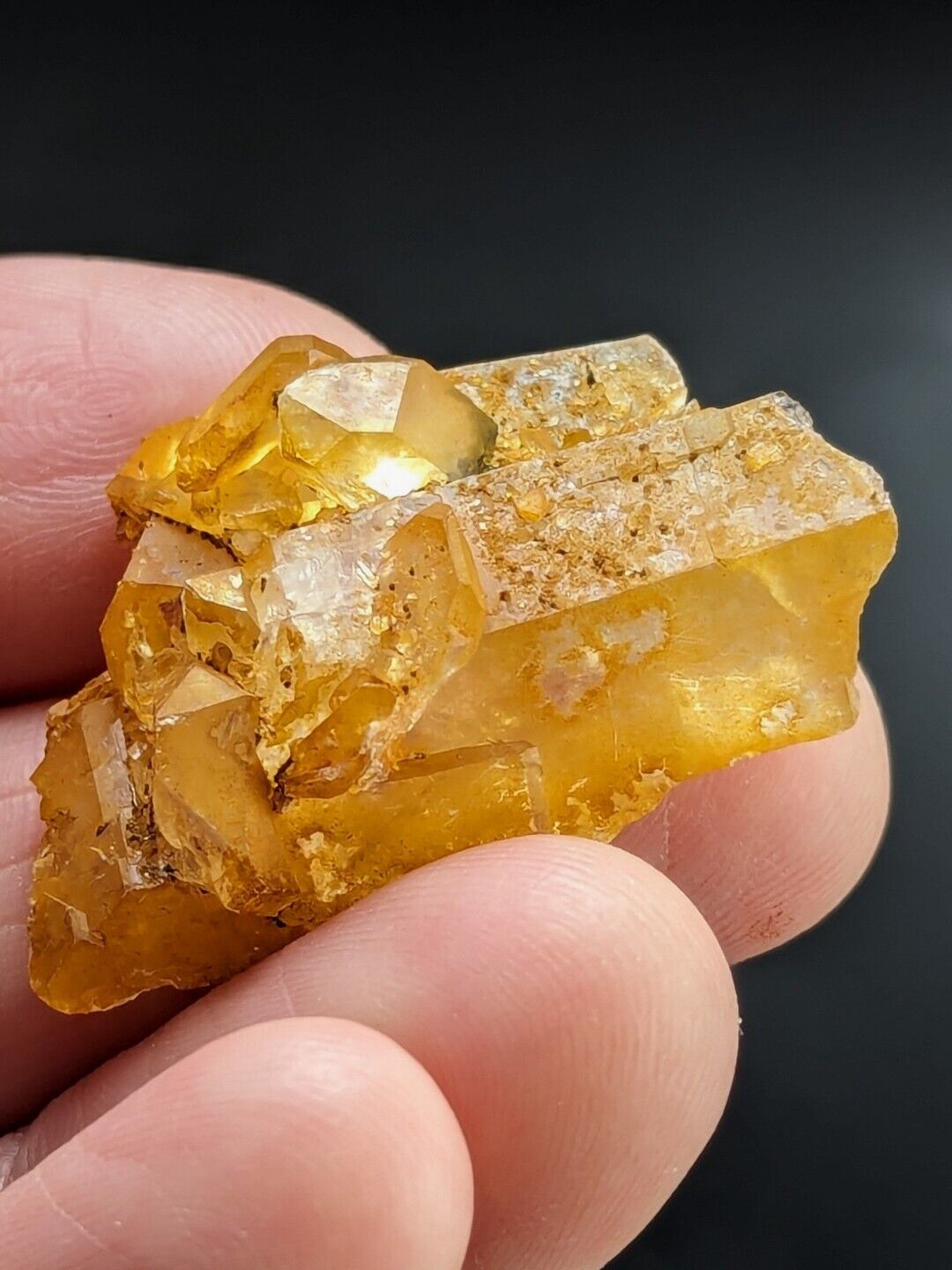 Unique Quartz Crystal Floater - Garland County Arkansas w/ natural iridescence - Collectibles:Rocks Fossils &