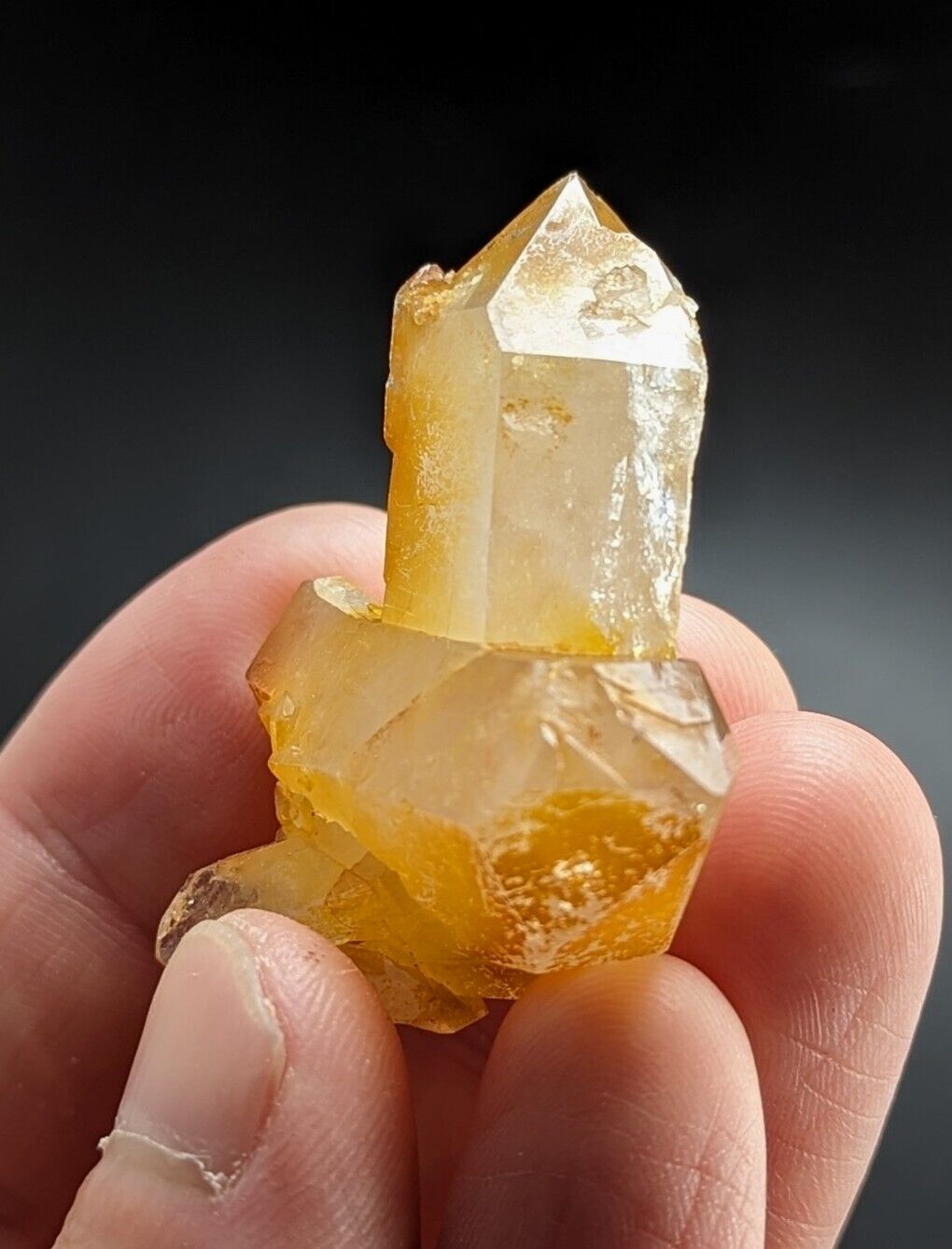 Unique Quartz Crystal Floater - Garland County Arkansas w/ natural iridescence - Collectibles:Rocks Fossils &
