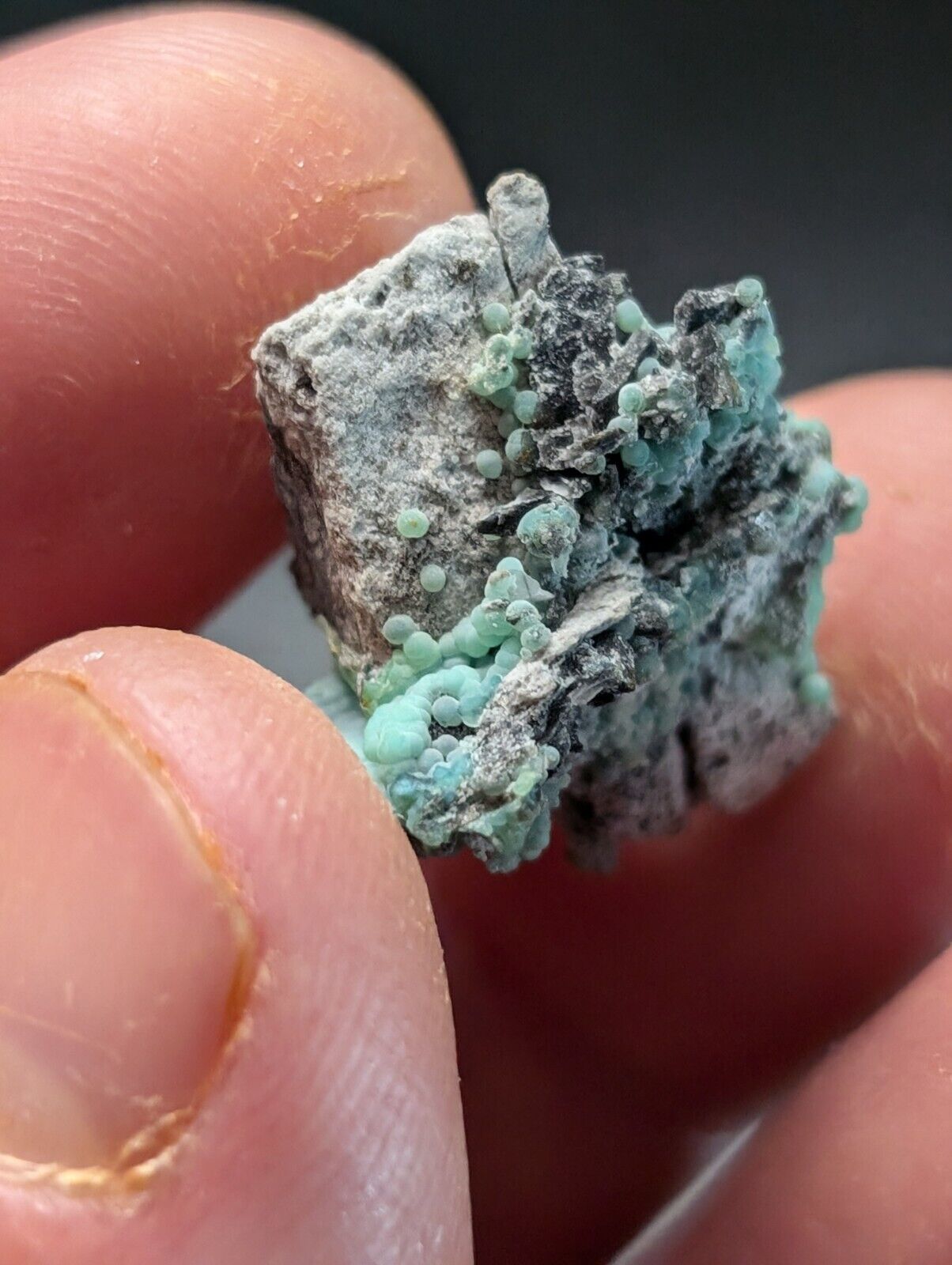 UV Reactive Planerite Mauldin Mountain Montgomery Co. Arkansas USA(Old Stock) - Collectibles:Rocks Fossils &