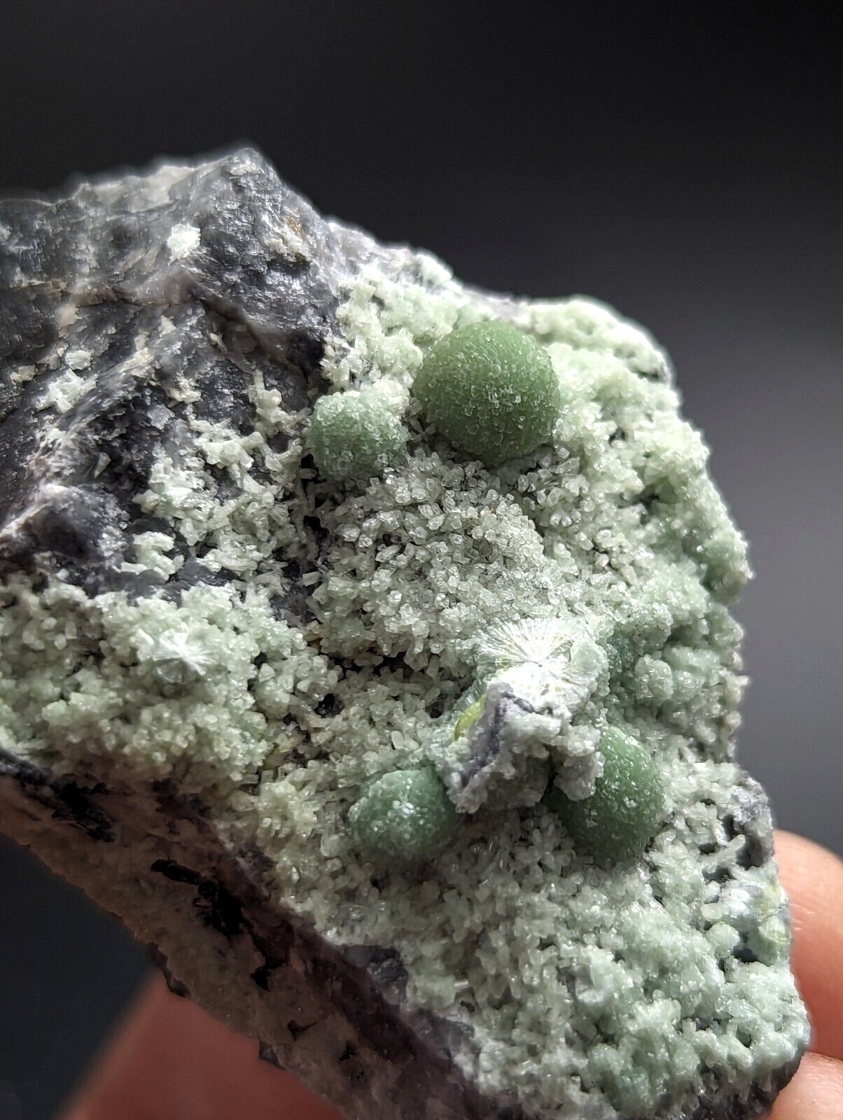 UV Reactive Wavellite - Fantastic Old Stock - Mauldin Mountain Arkansas Rare - Collectibles:Rocks Fossils &