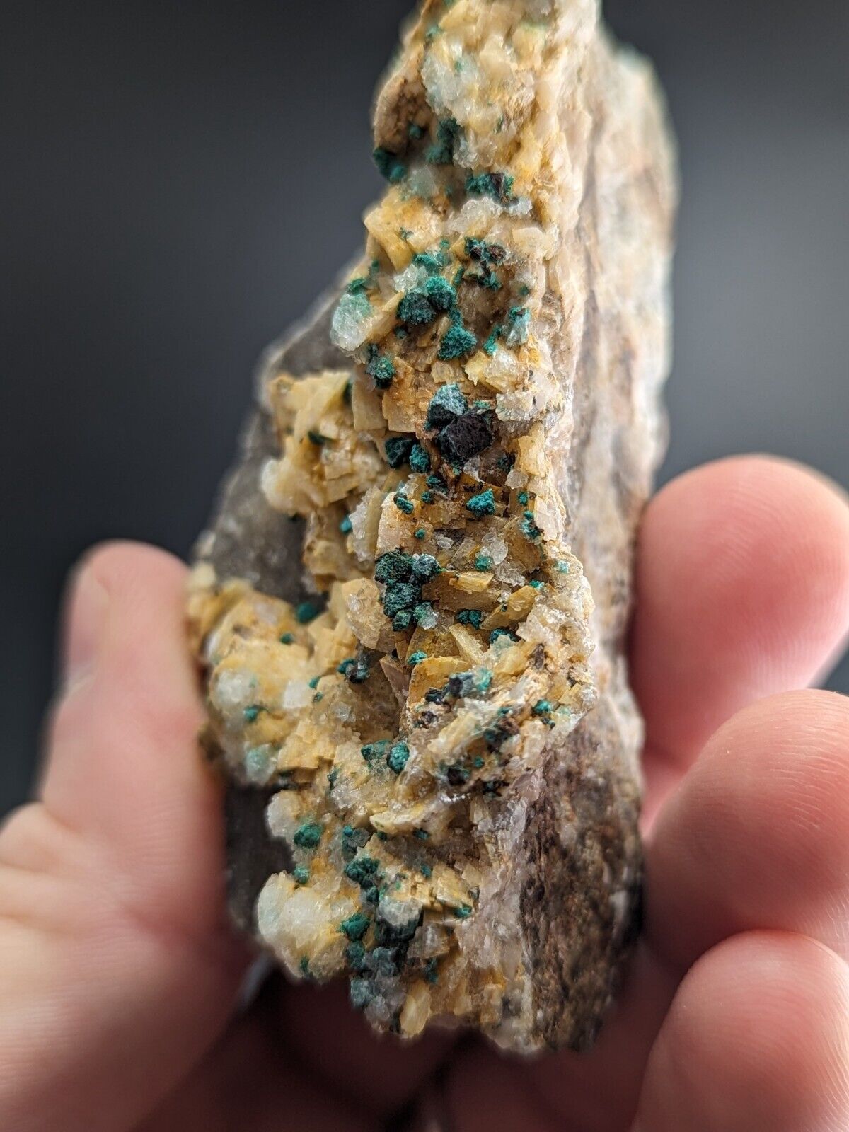 Very Rare Aurichalcite and Selenite Red Cloud Mine Rush Marion Co. Arkansas - Collectibles:Rocks Fossils &