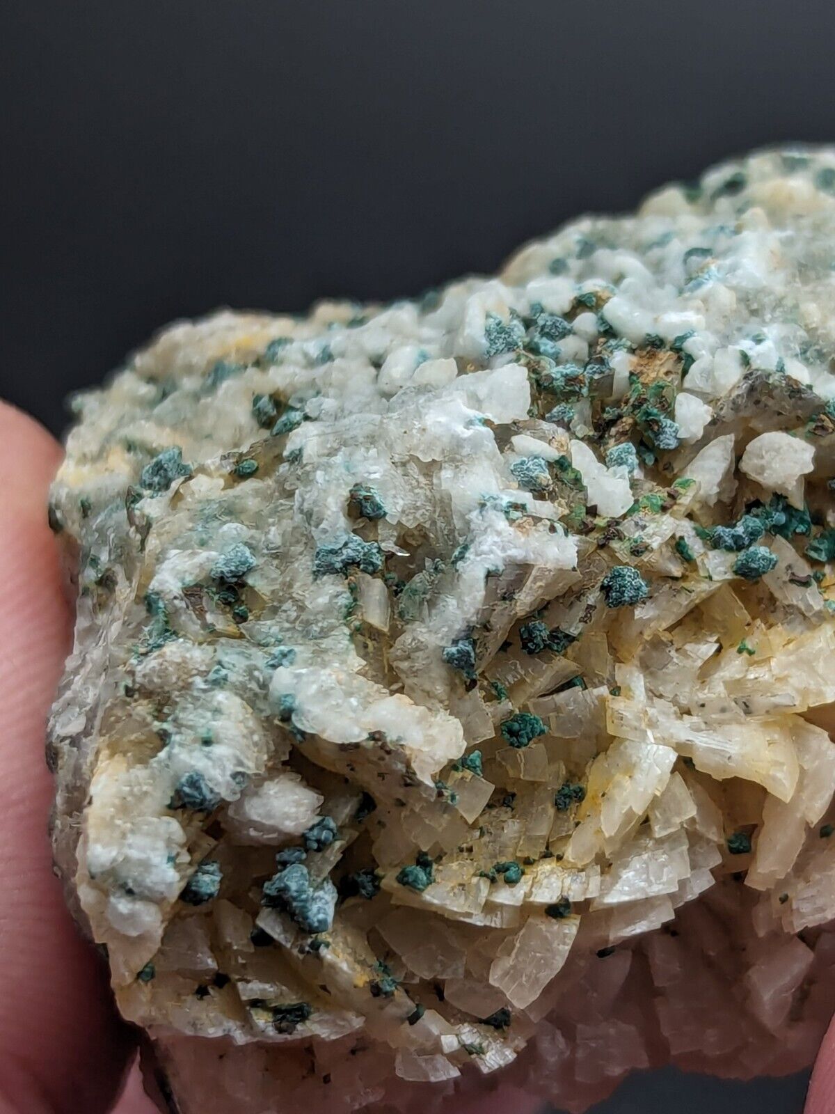 Very Rare Aurichalcite and Selenite Red Cloud Mine Rush Marion Co. Arkansas - Collectibles:Rocks Fossils &
