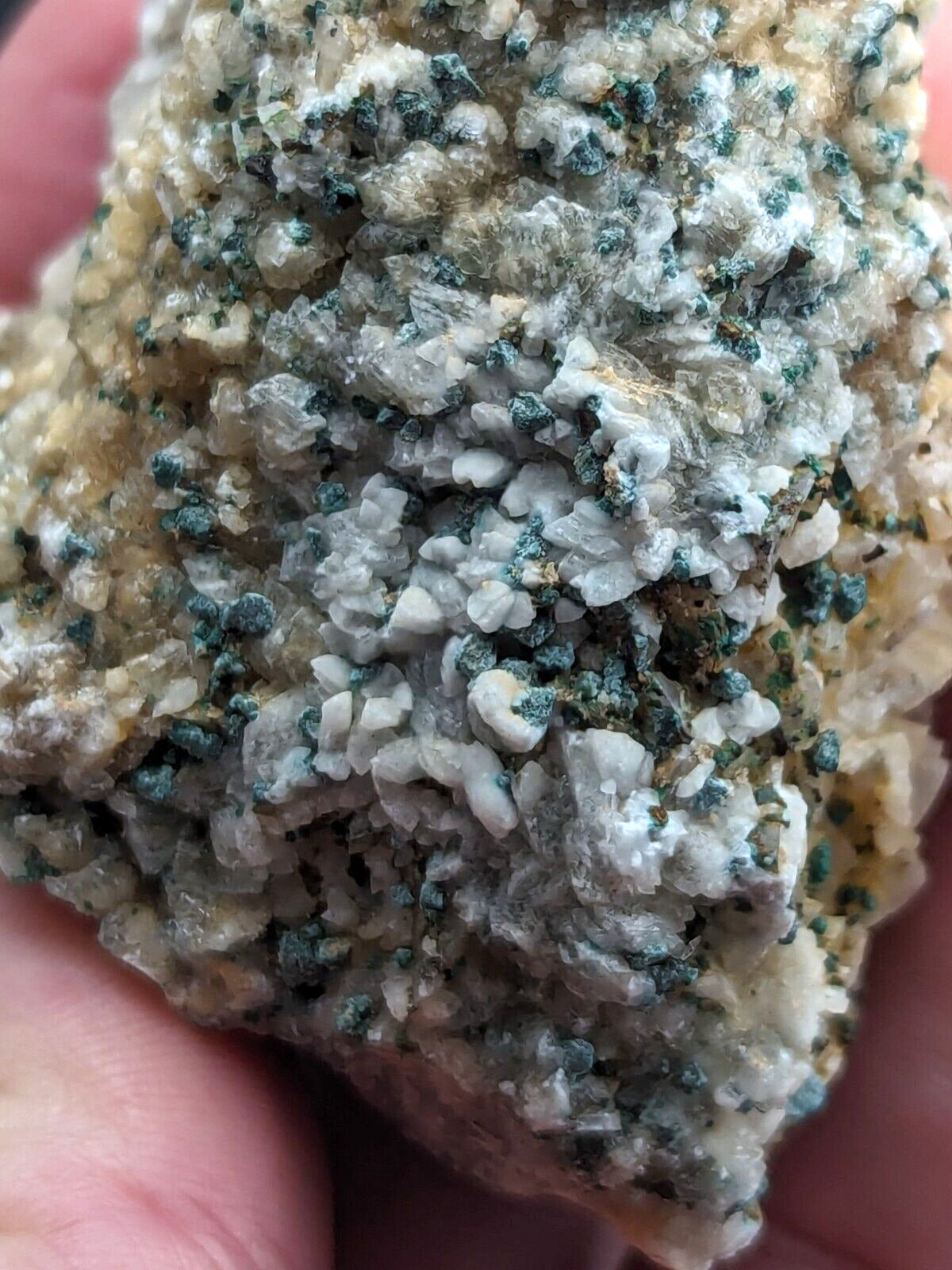 Very Rare Aurichalcite and Selenite Red Cloud Mine Rush Marion Co. Arkansas - Collectibles:Rocks Fossils &