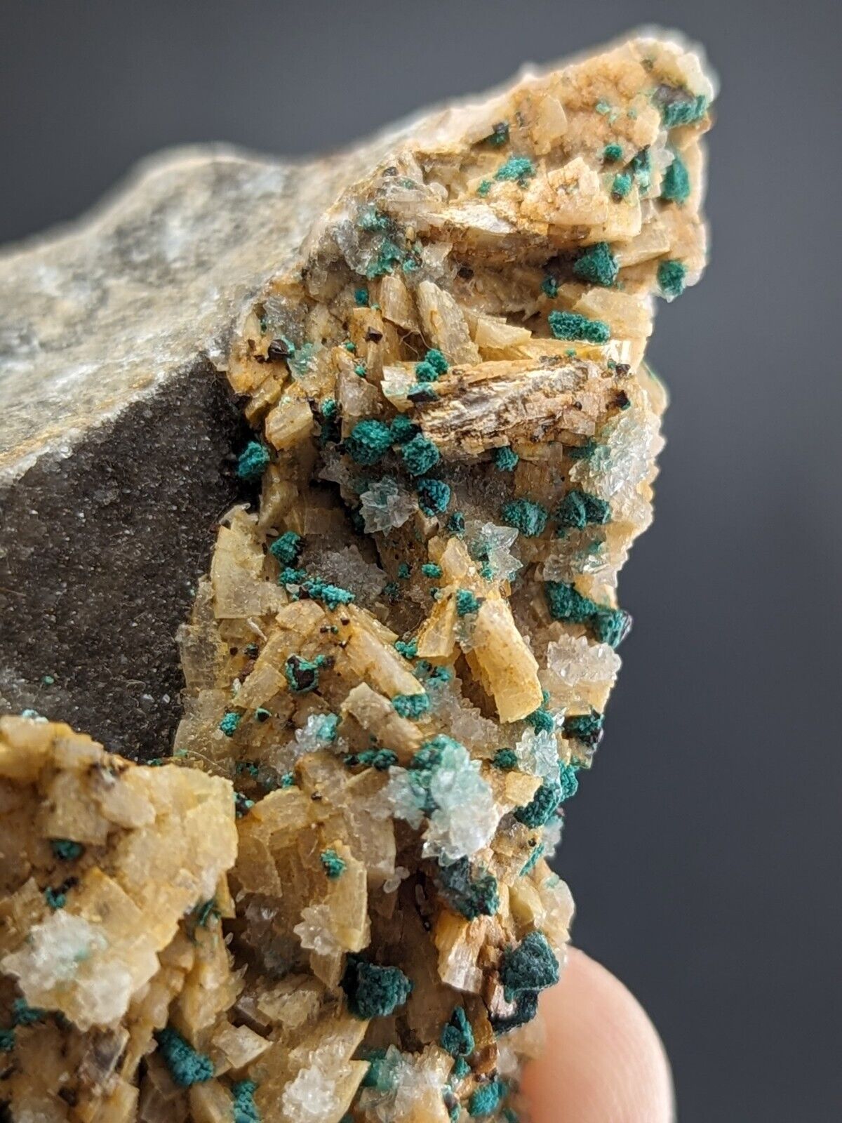 Very Rare Aurichalcite and Selenite Red Cloud Mine Rush Marion Co. Arkansas - Collectibles:Rocks Fossils &