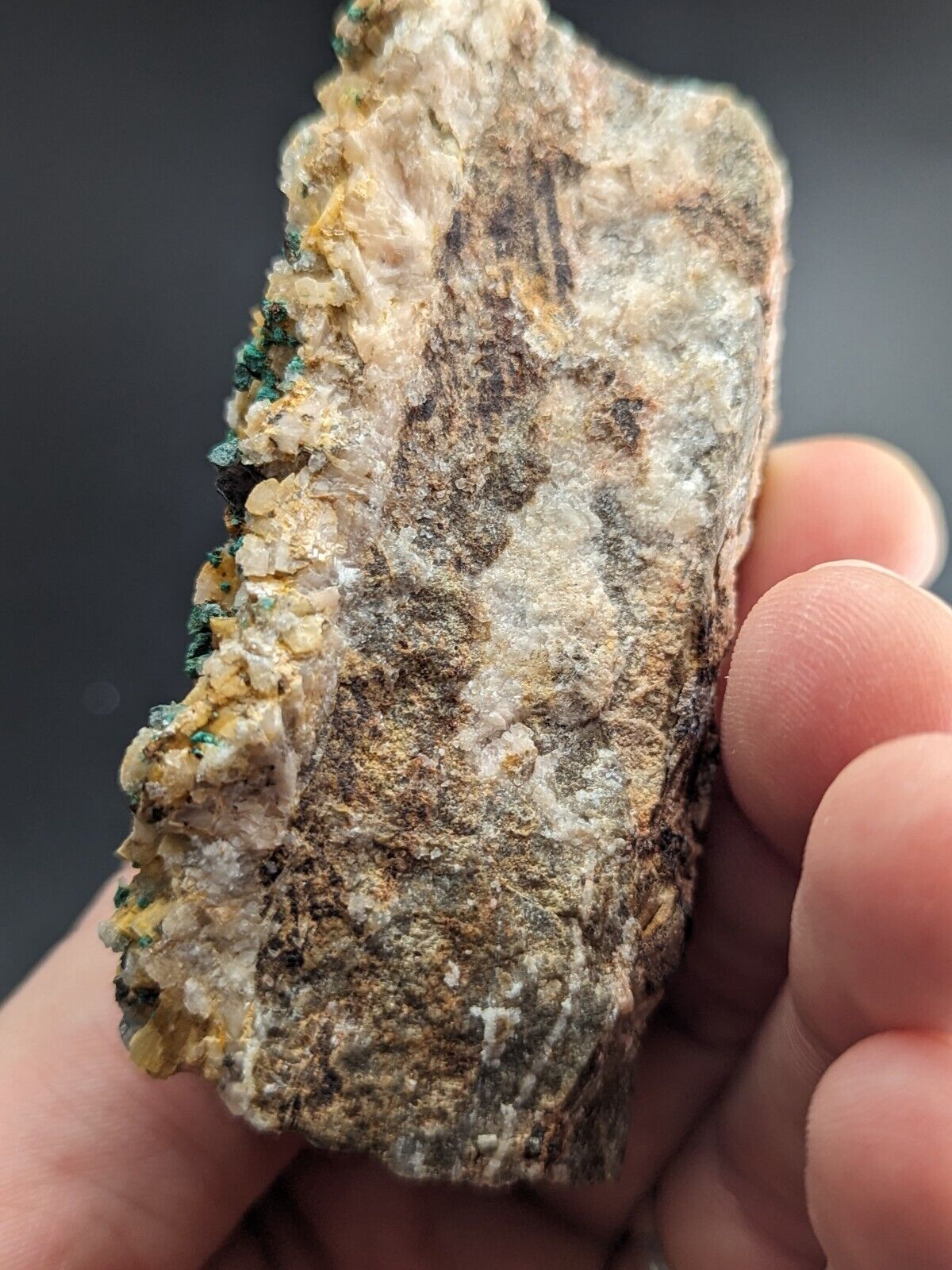 Very Rare Aurichalcite and Selenite Red Cloud Mine Rush Marion Co. Arkansas - Collectibles:Rocks Fossils &
