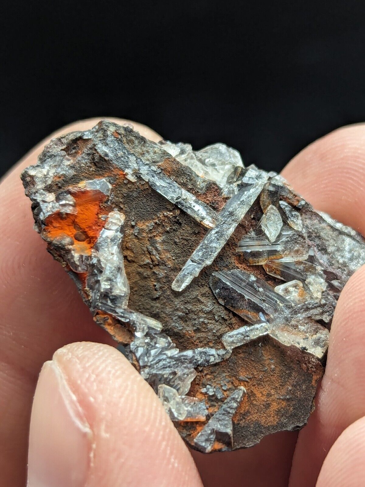 Very Rare Barite Cluster Magnet Cove Arkansas USA ex Goodrick/Delinde - Collectibles:Rocks Fossils & Minerals:Crystals