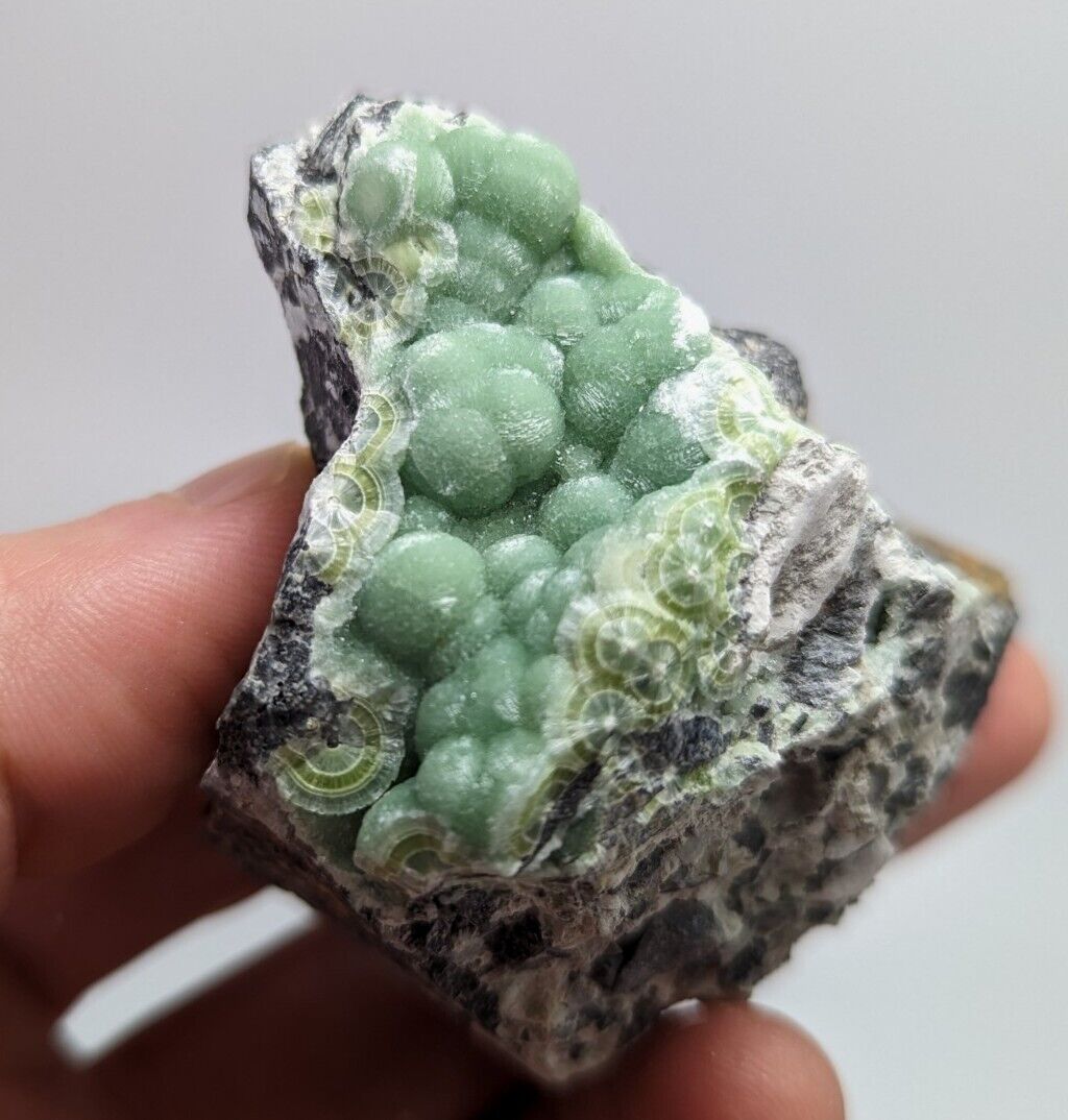 Vibrant Green Wavellite - Fantastic 1990s Old Stock- Mauldin Mountain Arkansas - Collectibles:Rocks Fossils &