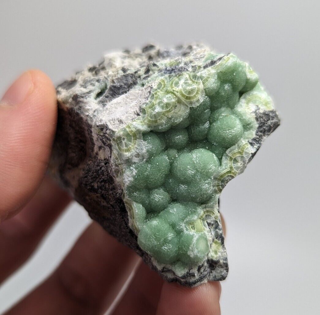 Vibrant Green Wavellite - Fantastic 1990s Old Stock- Mauldin Mountain Arkansas - Collectibles:Rocks Fossils &