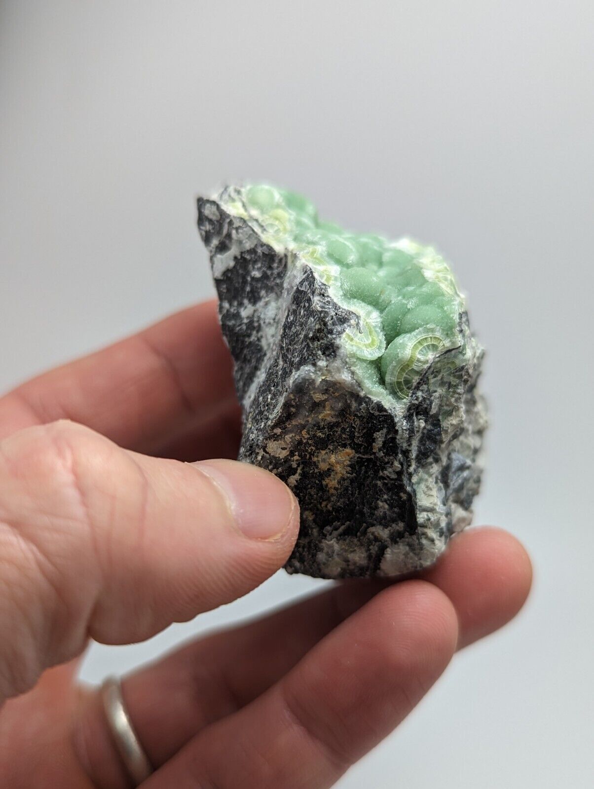 Vibrant Green Wavellite - Fantastic 1990s Old Stock- Mauldin Mountain Arkansas - Collectibles:Rocks Fossils &