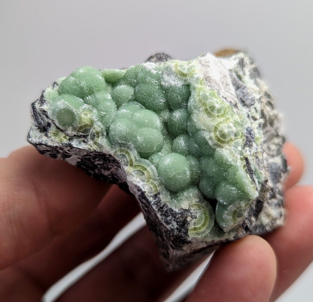 Vibrant Green Wavellite - Fantastic 1990s Old Stock- Mauldin Mountain Arkansas - Collectibles:Rocks Fossils &