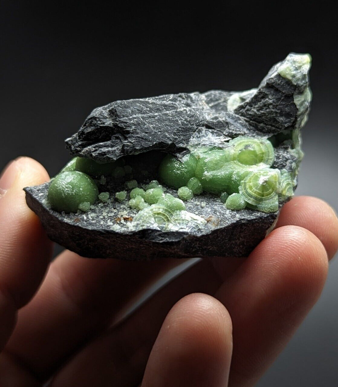 Vibrant Green Wavellite - Fantastic Old Stock - Mauldin Mountain Arkansas ooak - Collectibles:Rocks Fossils &
