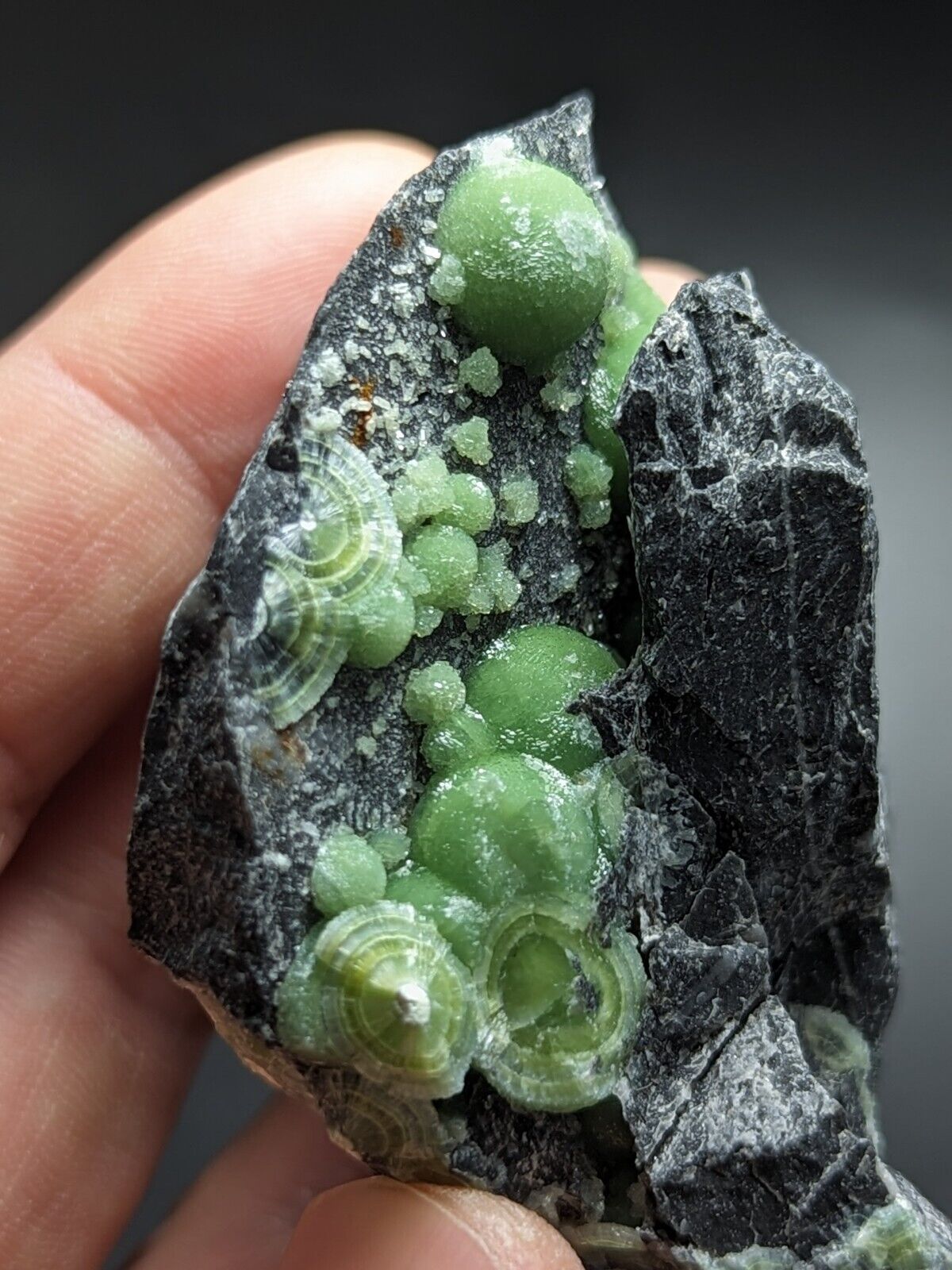 Vibrant Green Wavellite - Fantastic Old Stock - Mauldin Mountain Arkansas ooak - Collectibles:Rocks Fossils &