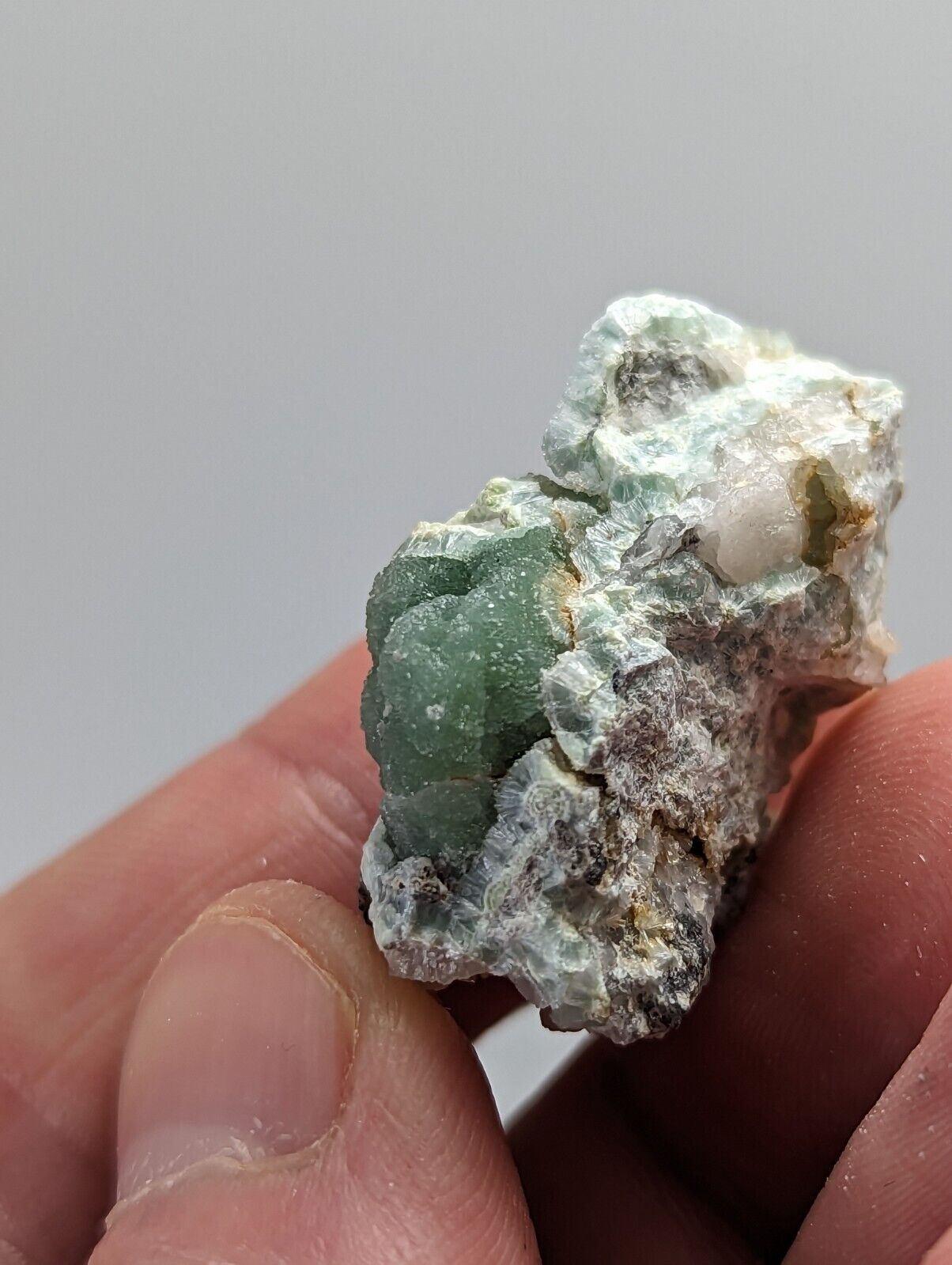 Green mineral specimen.