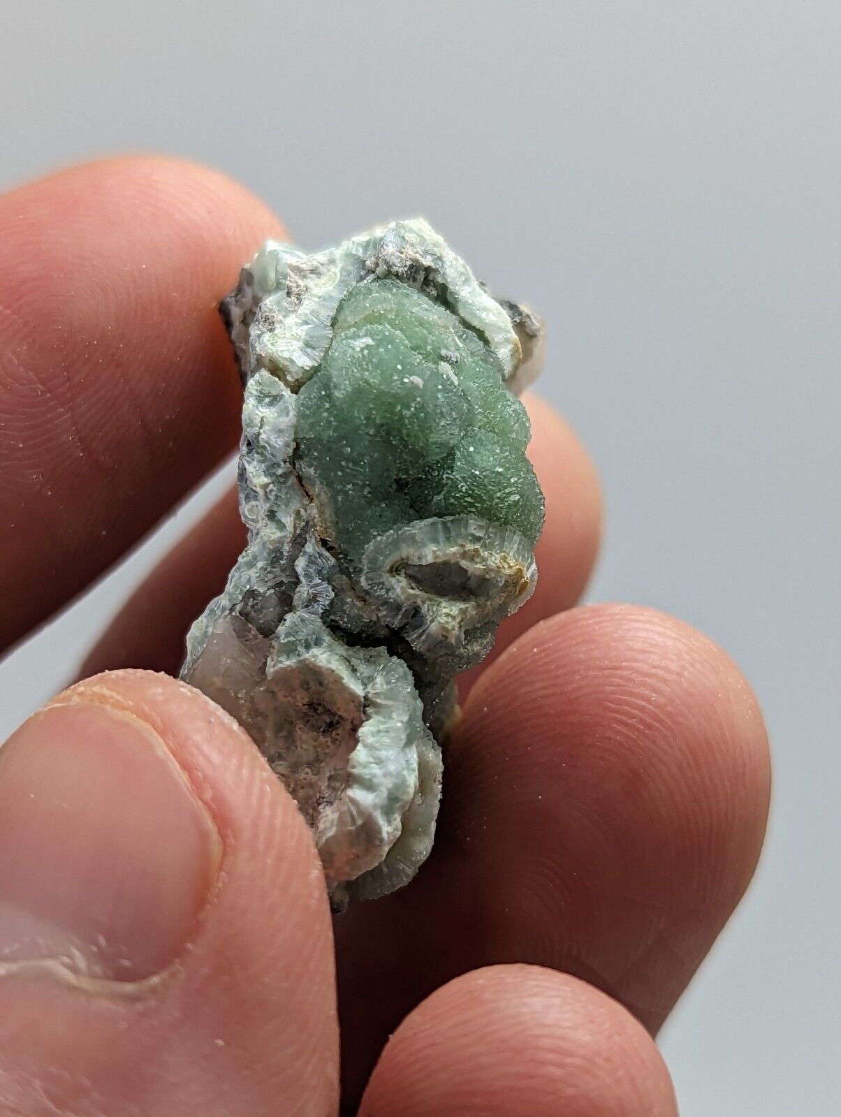 Green mineral specimen.