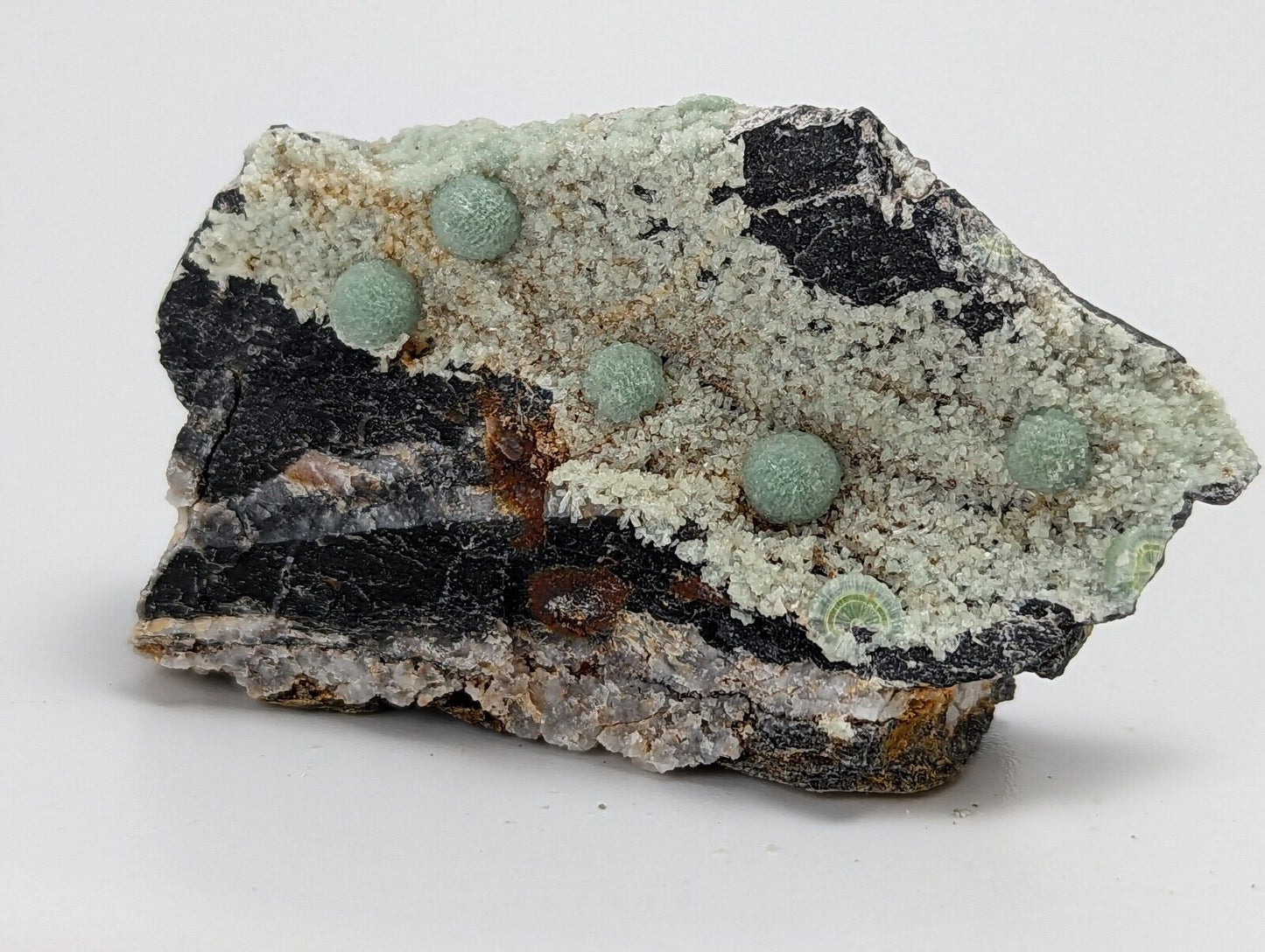 Wavellite -Fantastic 1990s Old Stock- Mauldin Mountain Arkansas montgomery co. - Collectibles:Rocks Fossils &