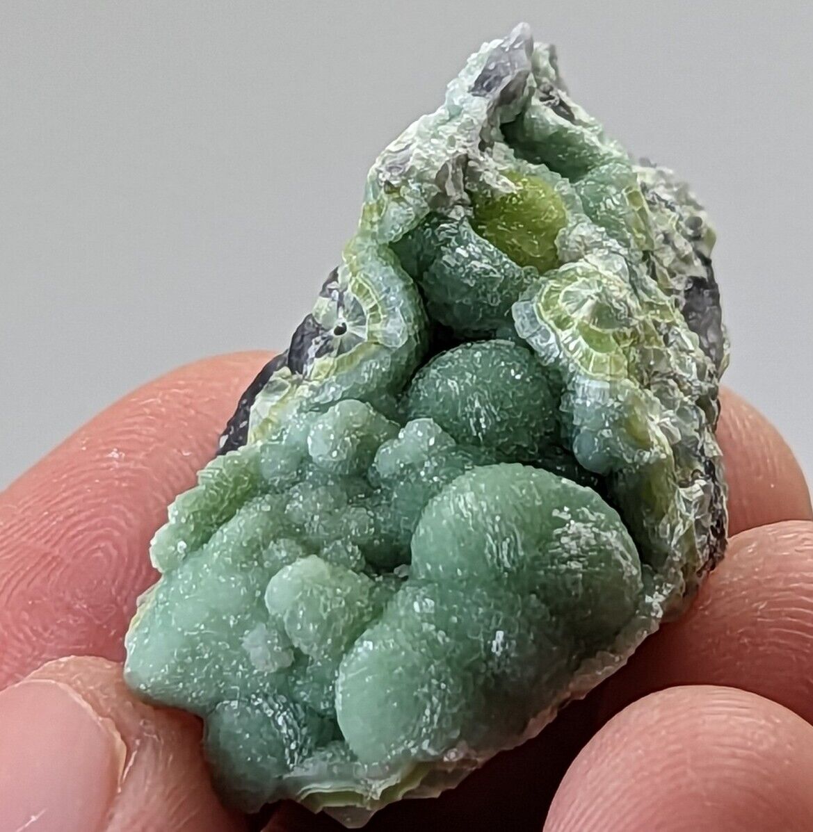 Wavellite - Fantastic 1990s Old Stock - Mauldin Mountain Arkansas Green 3.5cm - Collectibles:Rocks Fossils &