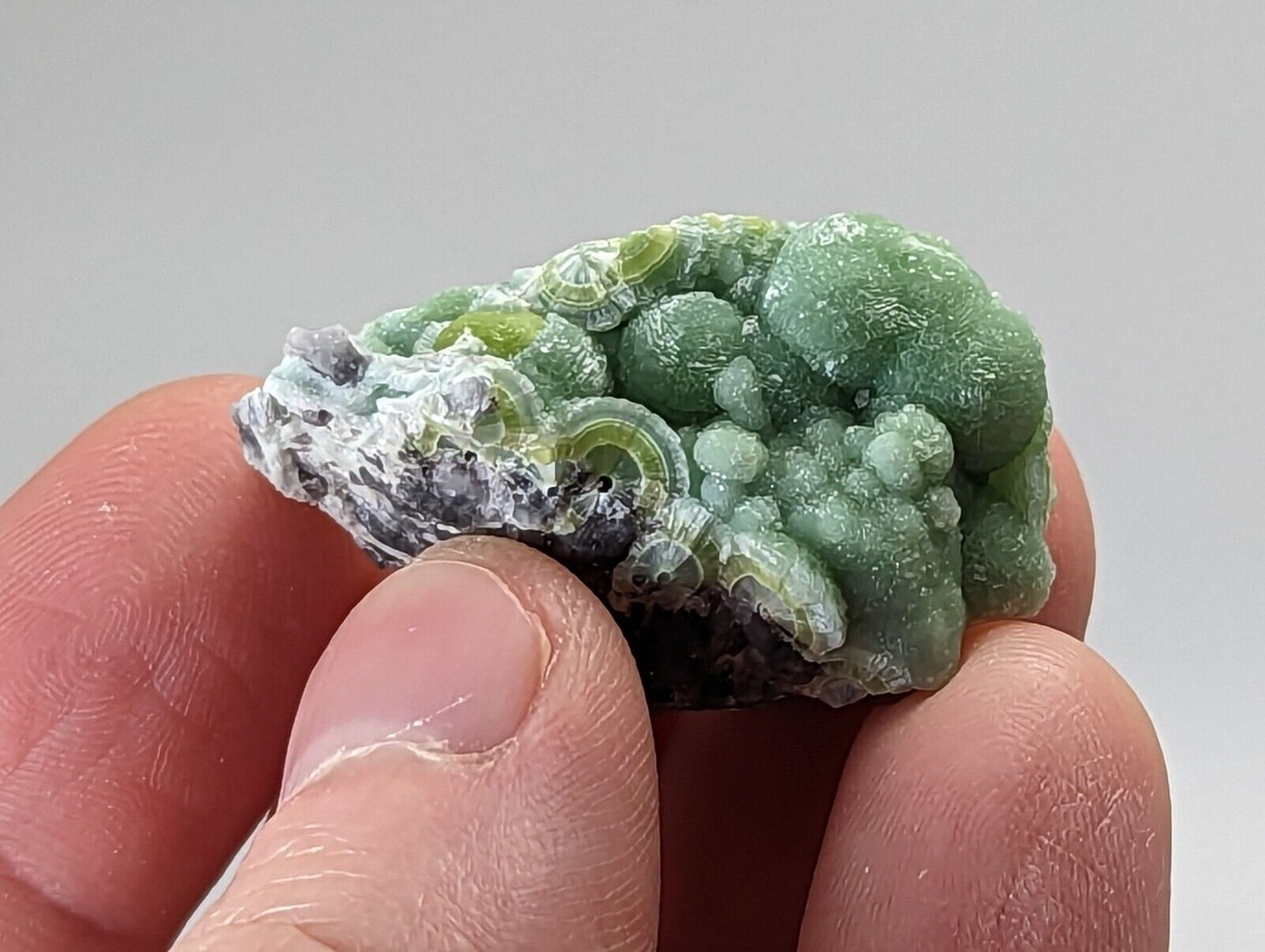 Wavellite - Fantastic 1990s Old Stock - Mauldin Mountain Arkansas Green 3.5cm - Collectibles:Rocks Fossils &