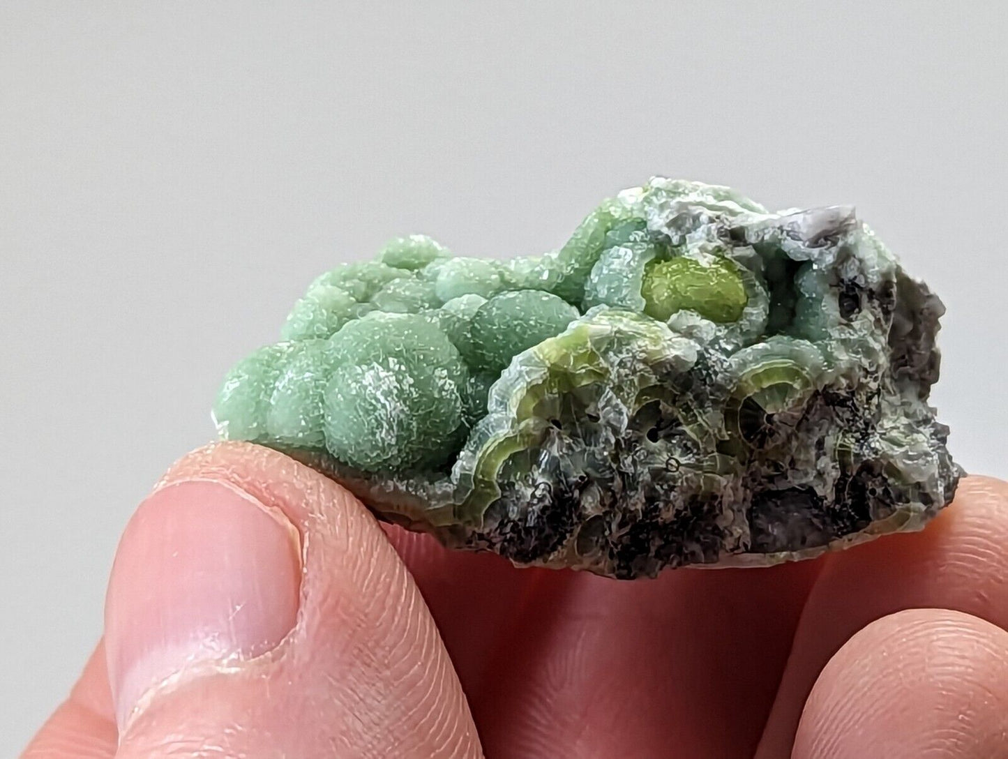 Wavellite - Fantastic 1990s Old Stock - Mauldin Mountain Arkansas Green 3.5cm - Collectibles:Rocks Fossils &