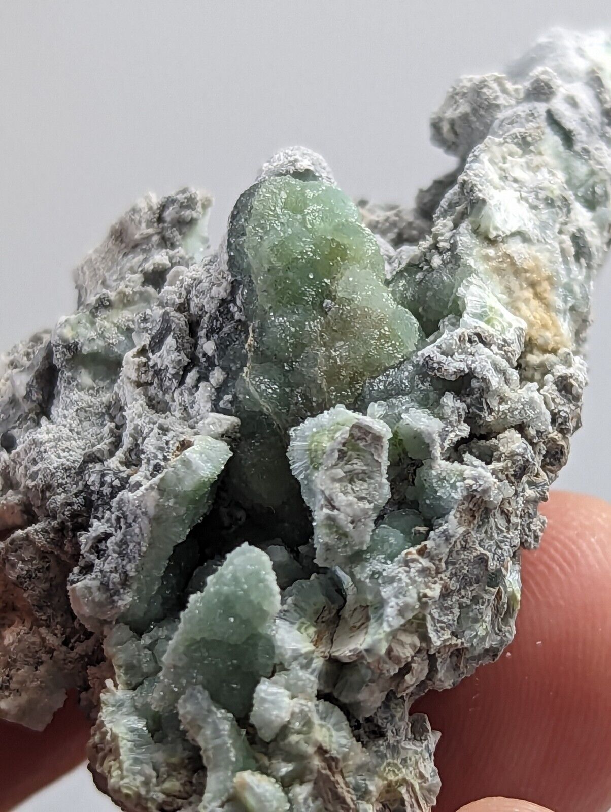 Green mineral specimen.