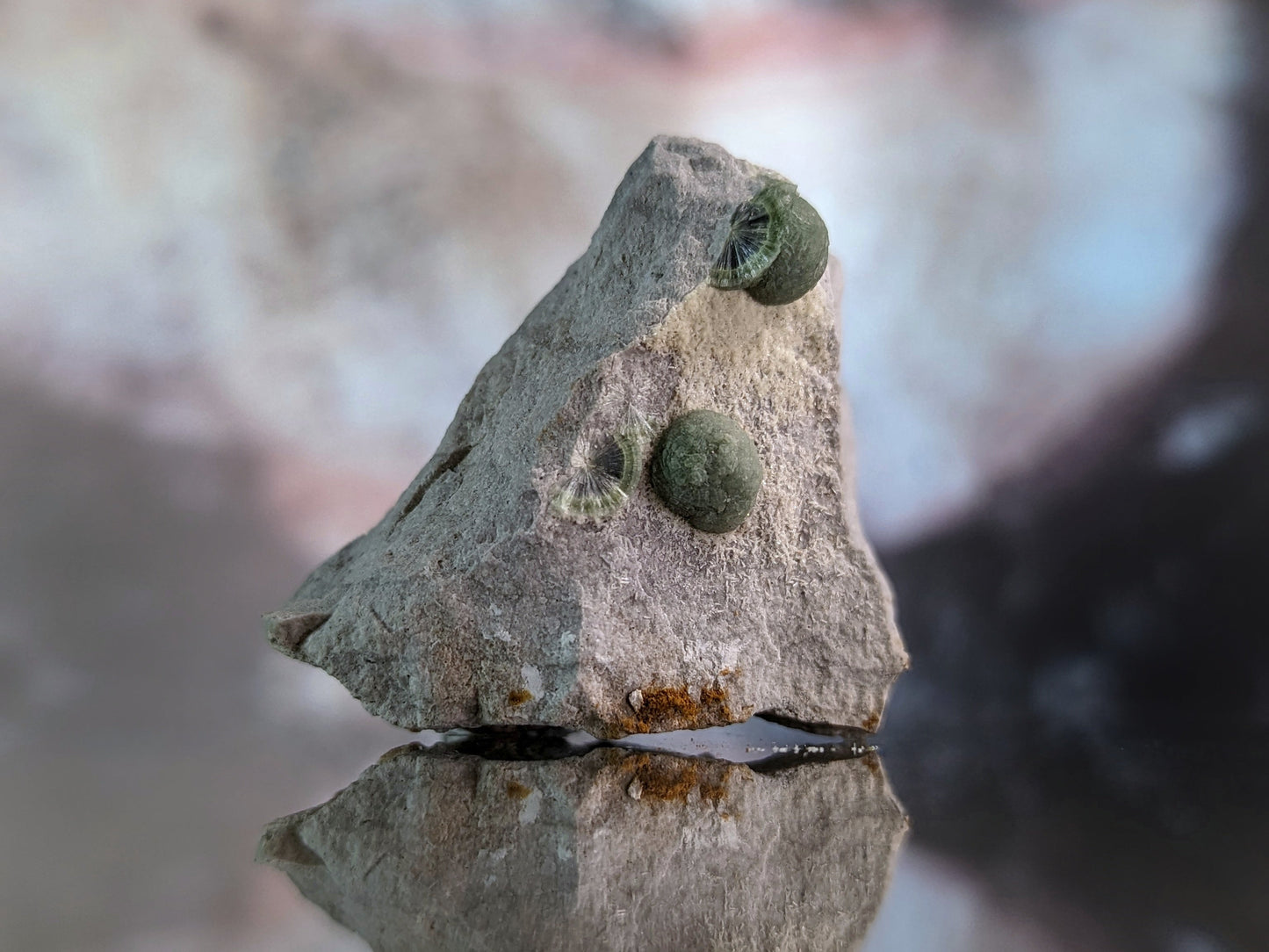 Wavellite - Old Stock - Delinde / Schmitt mine - Garland County Arkansas - Collectibles:Rocks Fossils &
