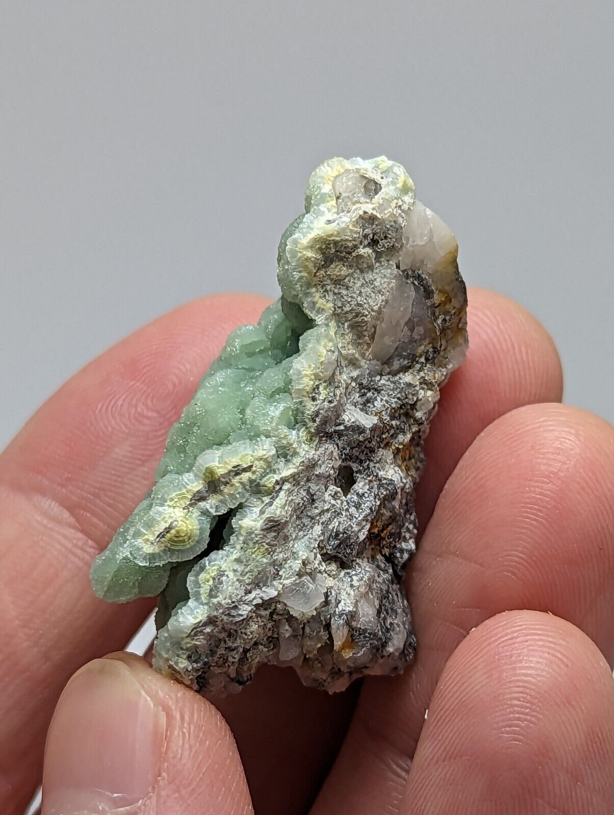 Wavellite on Quartz and Chert - Mauldin Mountain Montgomery County Arkansas - Collectibles:Rocks Fossils &