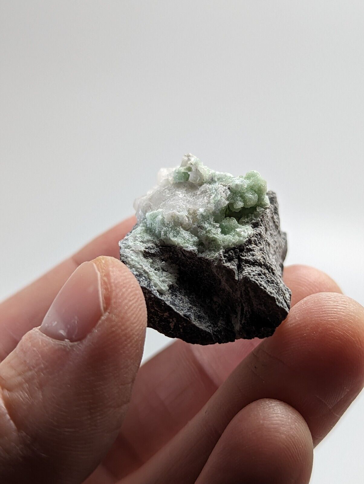 Wavellite on Quartz - Fantastic 1990s Old Stock - Mauldin Mountain Arkansas - Collectibles:Rocks Fossils &