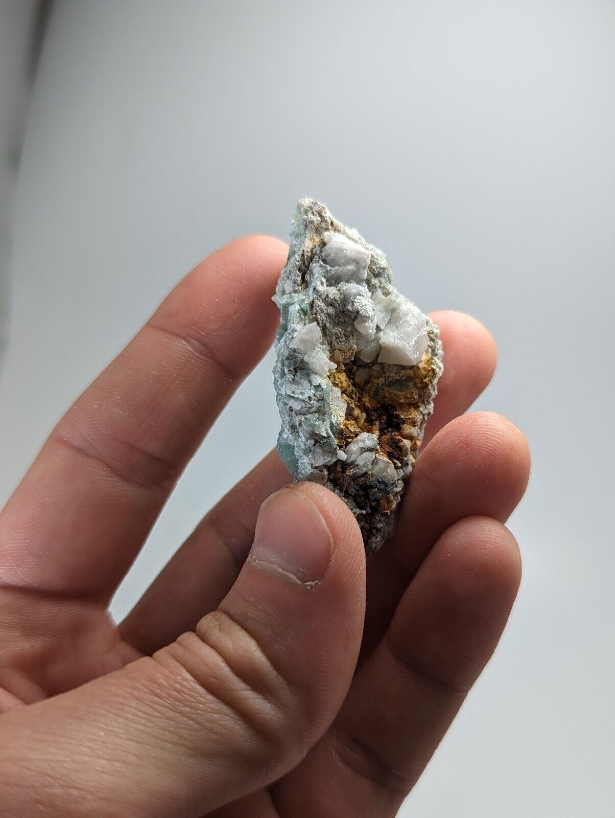 Wavellite and Quartz - Mauldin Mountain Montgomery County Arkansas - Collectibles:Rocks Fossils & Minerals:Crystals