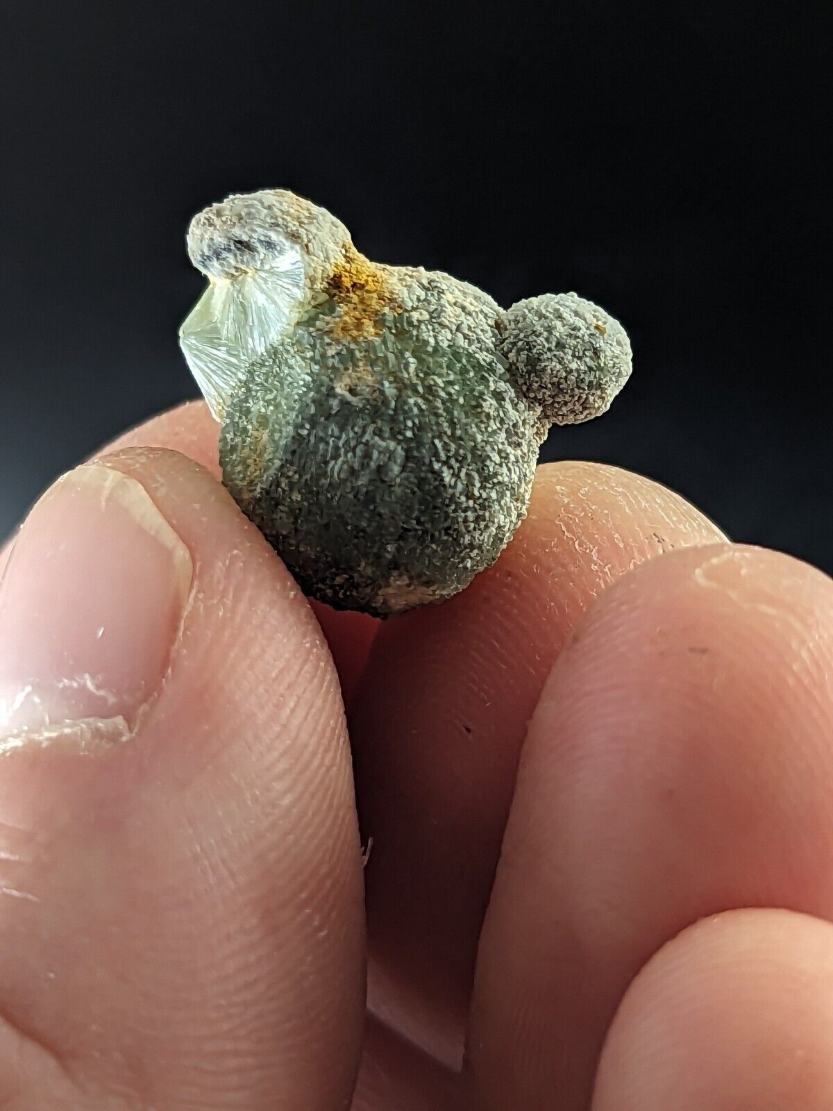 Wavellite Sphere! - Fantastic Old Stock - Mauldin Mountain Arkansas ooak - Collectibles:Rocks Fossils &
