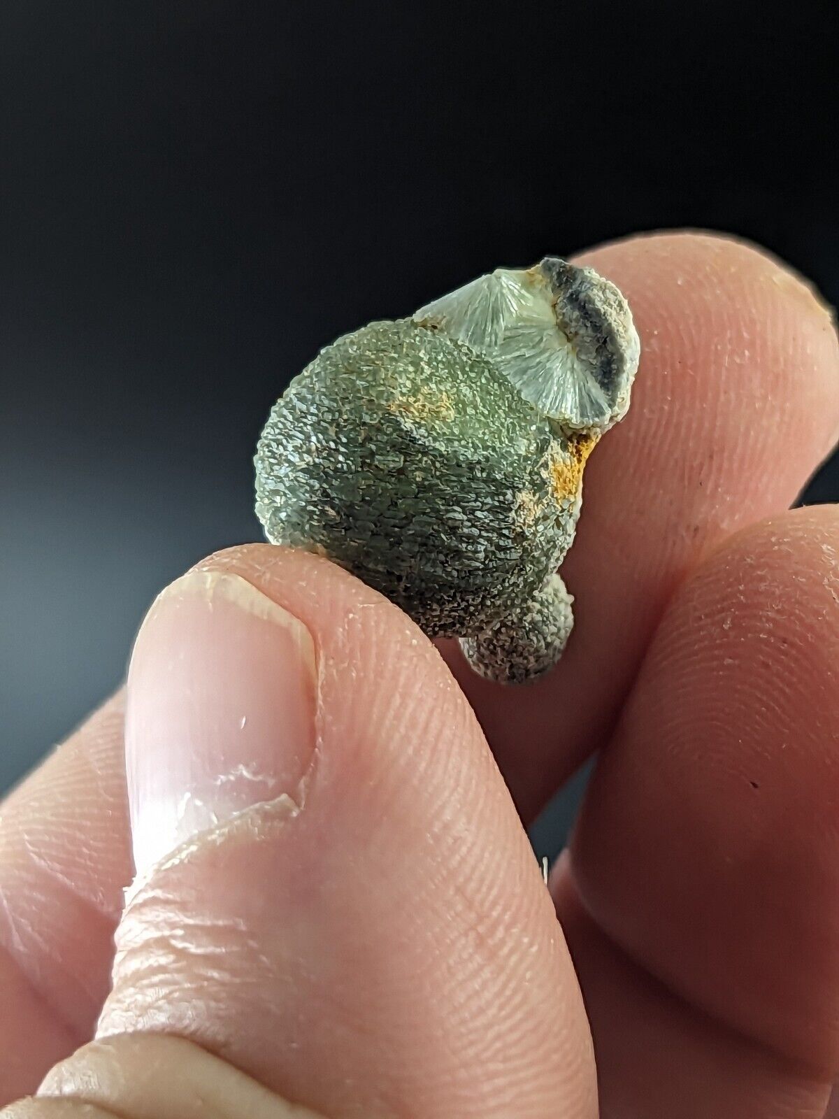 Wavellite Sphere! - Fantastic Old Stock - Mauldin Mountain Arkansas ooak - Collectibles:Rocks Fossils &