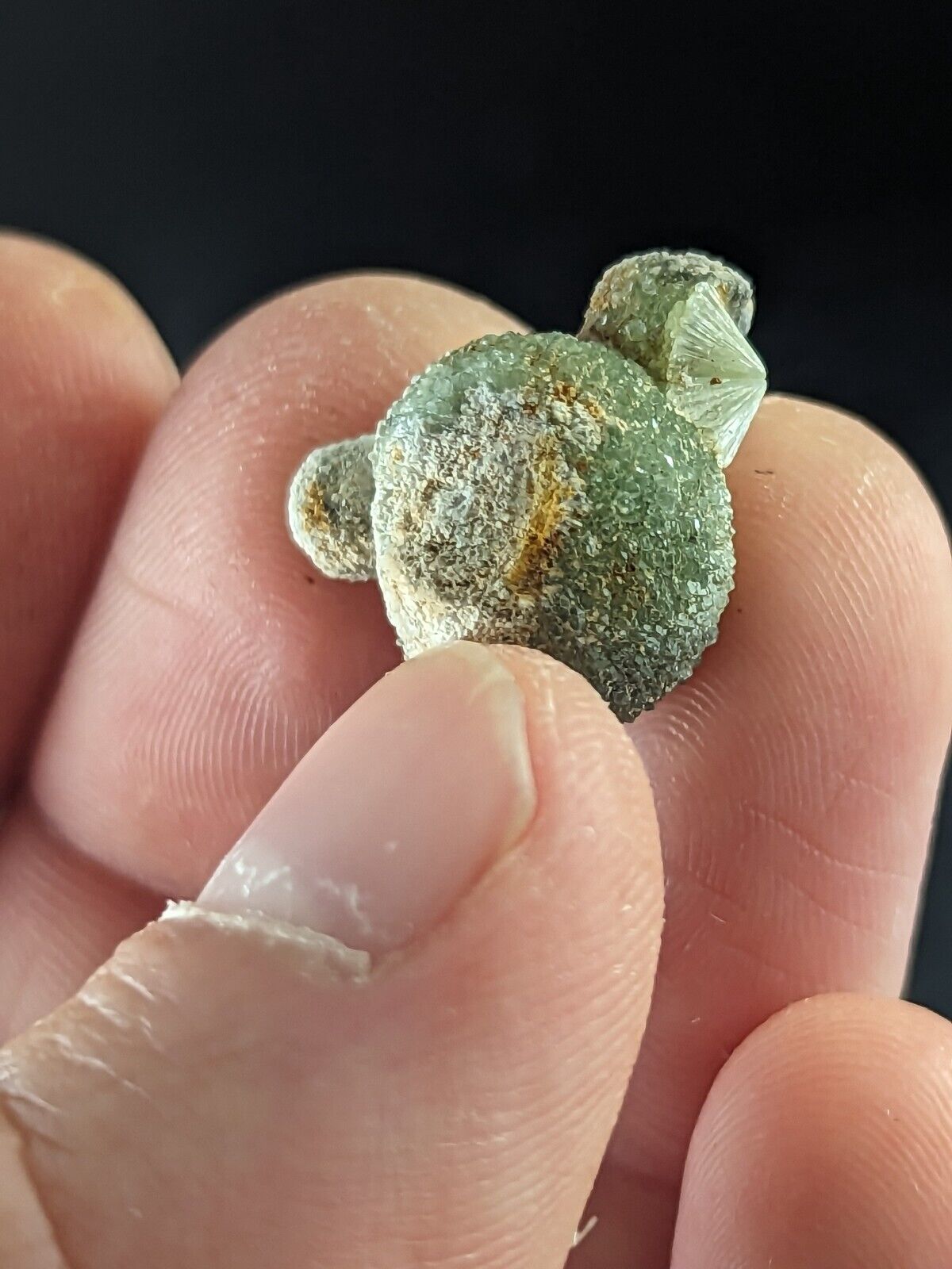 Wavellite Sphere! - Fantastic Old Stock - Mauldin Mountain Arkansas ooak - Collectibles:Rocks Fossils &