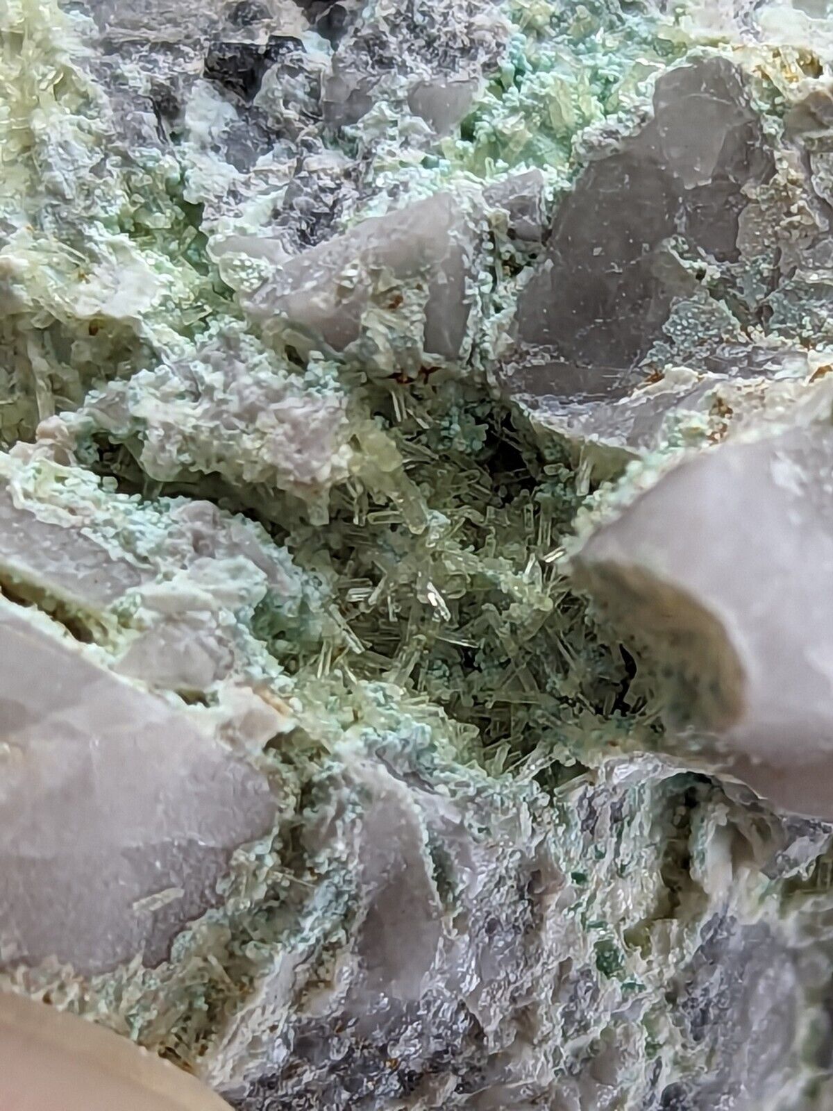 Wavellite with Variscite - Rare Old Stock - Polk County Arkansas Super Unique - Collectibles:Rocks Fossils &