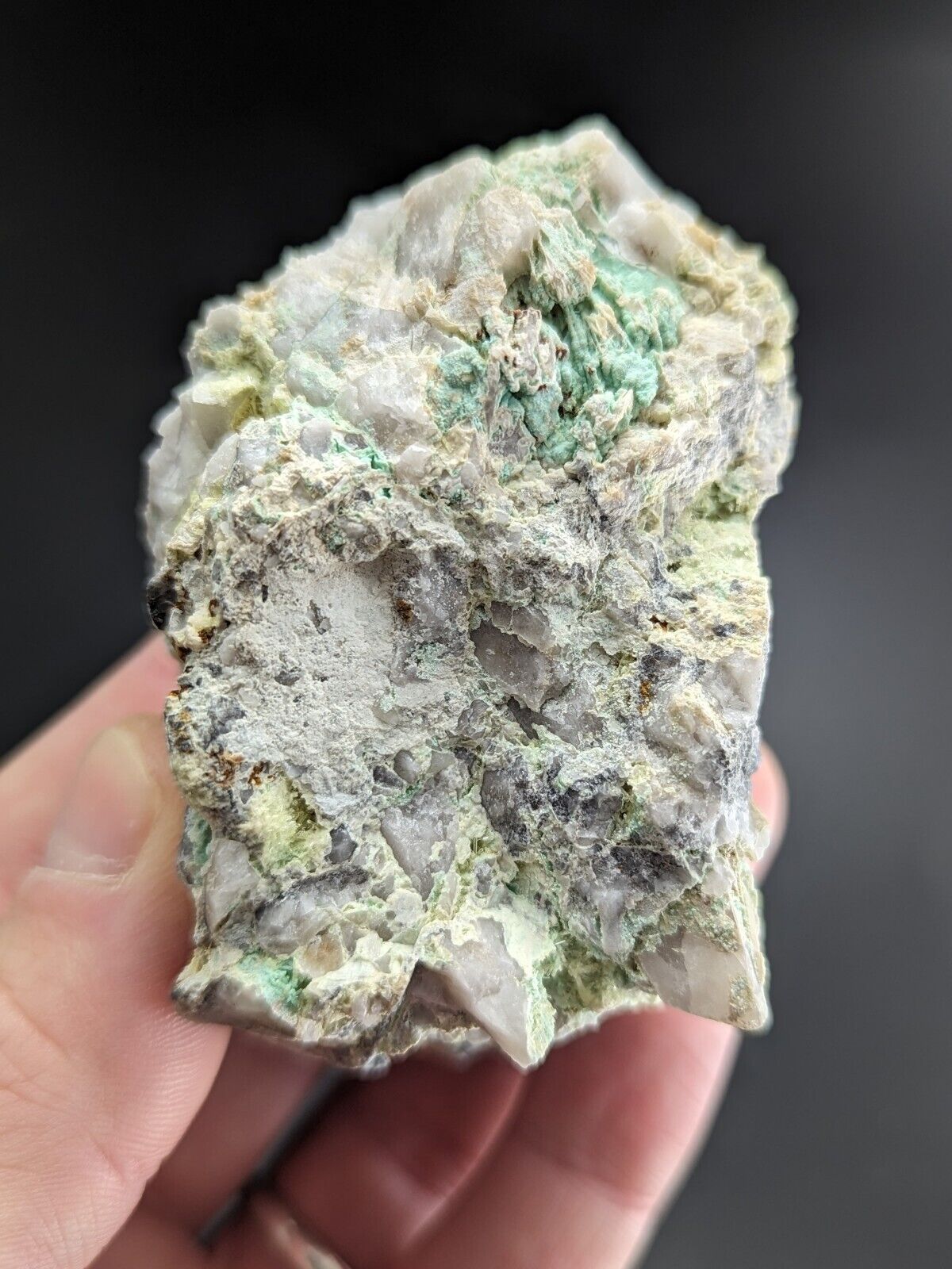 Wavellite with Variscite - Rare Old Stock - Polk County Arkansas Super Unique - Collectibles:Rocks Fossils &