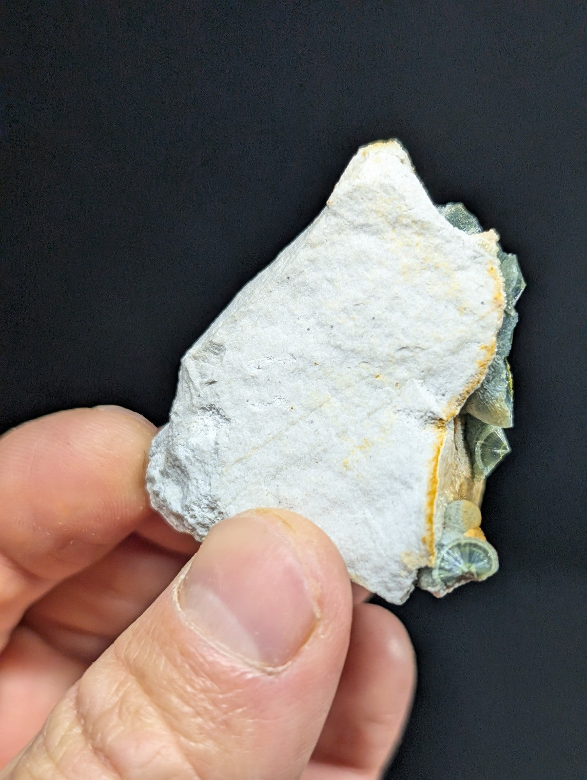 Wavellite w/ Eyes - Old Stock - Delinde Mine 1960s - Garland County Arkansas - Collectibles:Rocks Fossils &