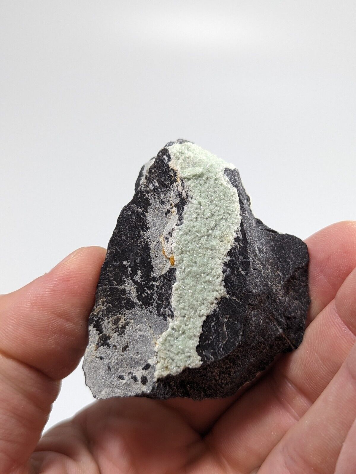 Wavellite + White Mineral - Fantastic Old Stock - Mauldin Mountain Arkansas - Collectibles:Rocks Fossils &
